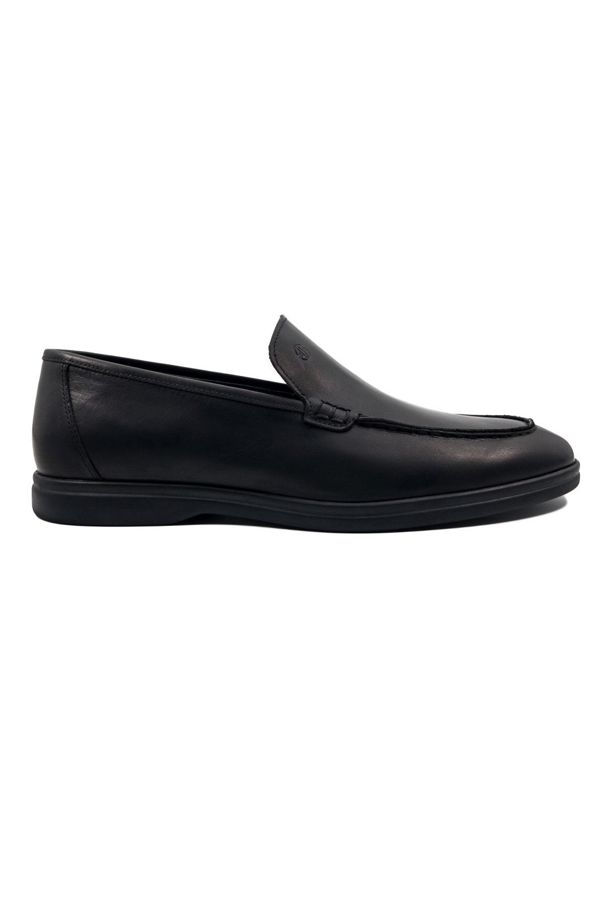TEZCAN KUNDURA Allegro Hakiki Deri Bağcıksız Loafer Siyah Erkek Ayakkabı