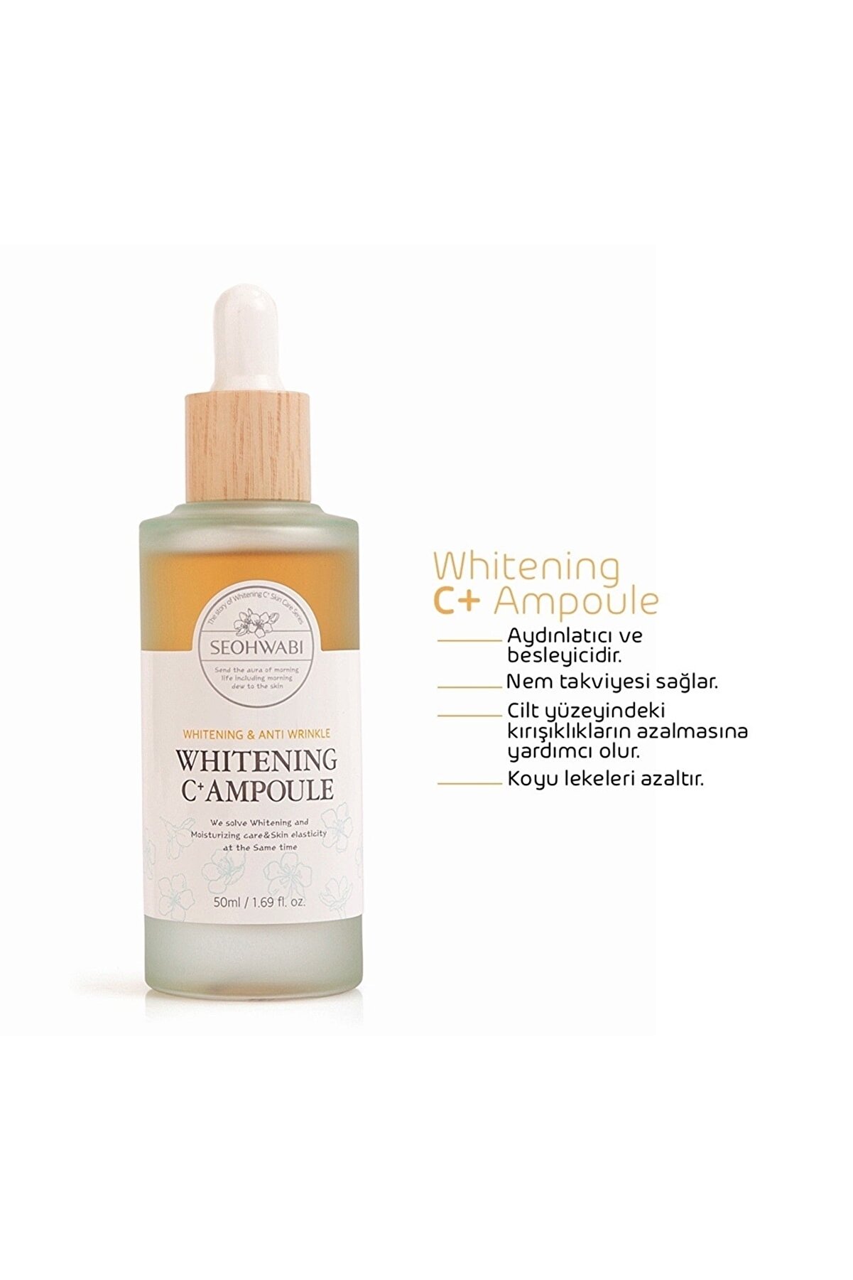 Seohwabi Whitening C Ampoule - Aydınlatıcı C Vitaminli Ampul
