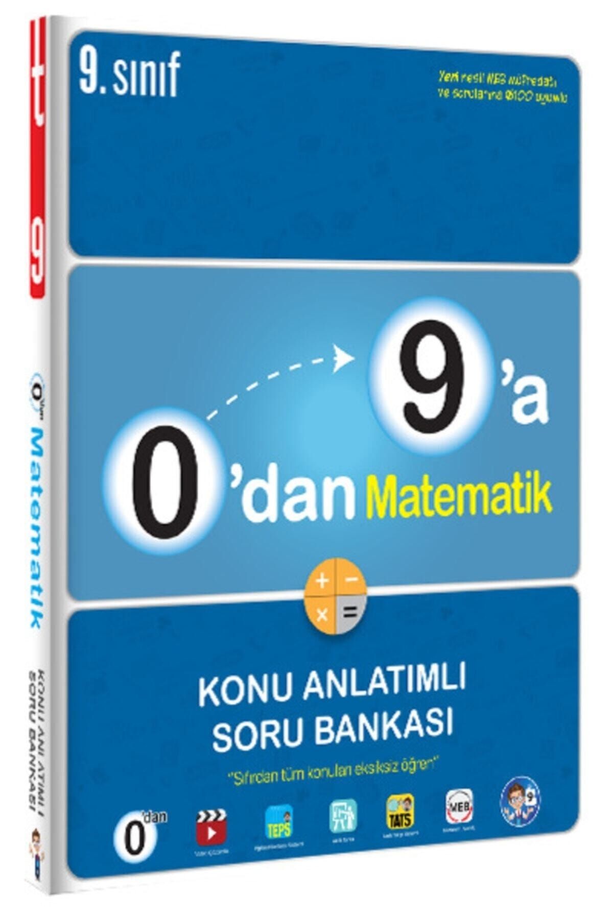 Tonguç Yayınları Yeni Baskı 0'dan 9'a Matematik Konu Anlatımlı Soru Bankası