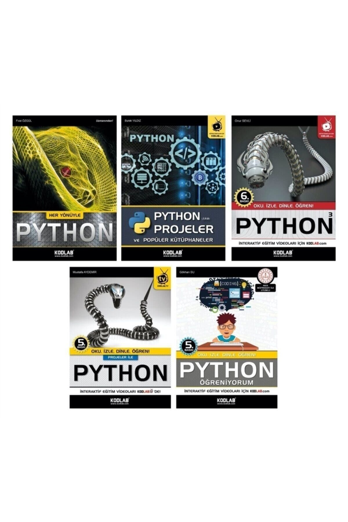 Kodlab Yayın Dağıtım Süper Python Seti 2 (5 Kitap Takım)