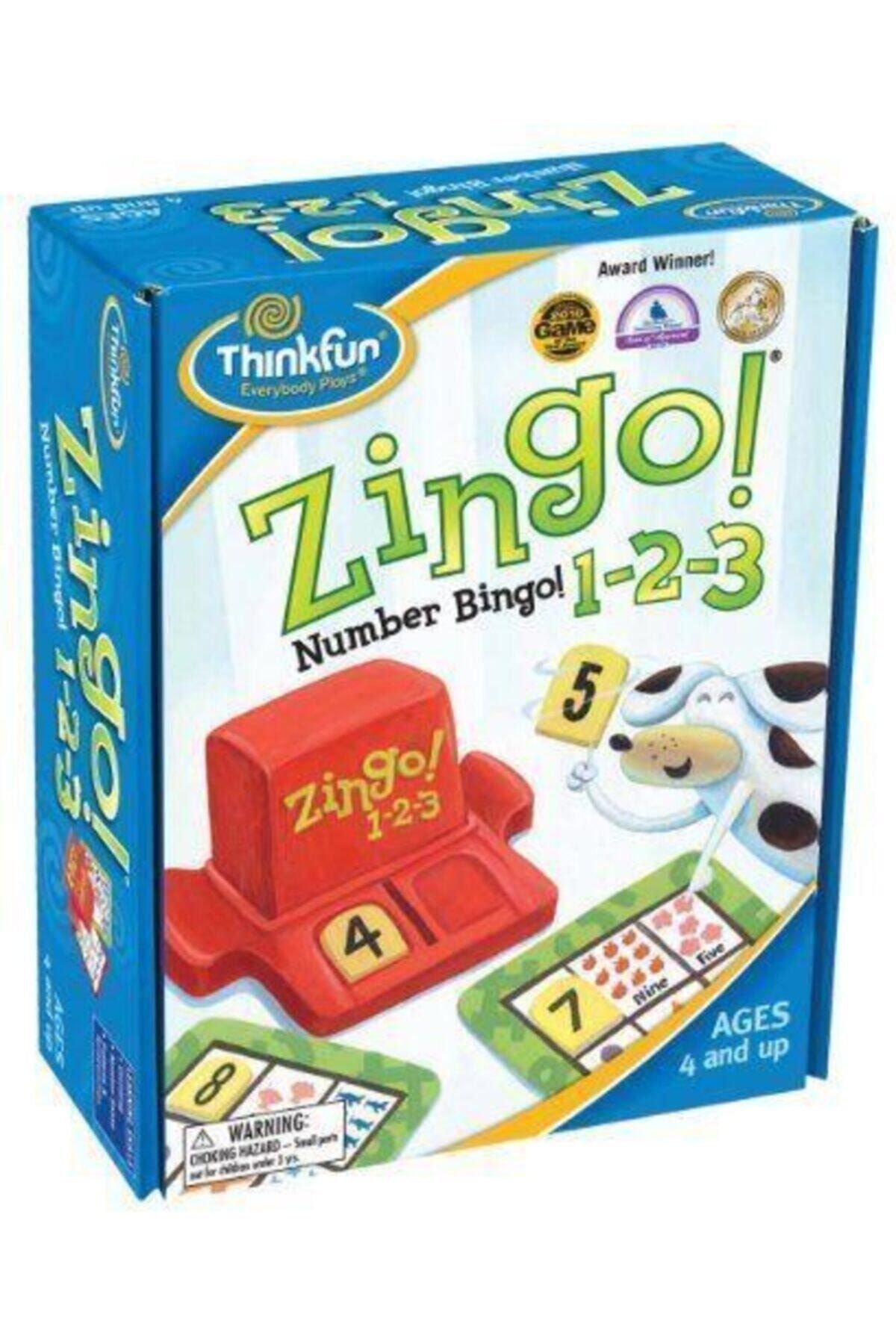 ThinkFun Zingo! 1-2-3 "parents’ Choice Gold Award Ödüllü" Akıl Oyunu
