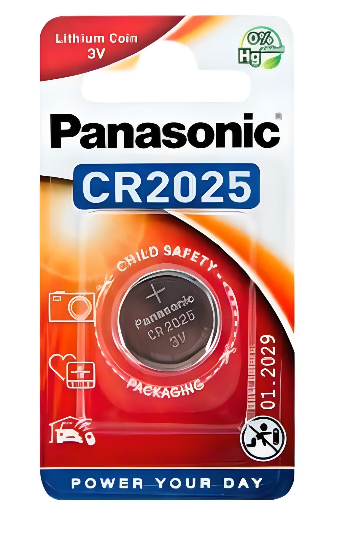 Panasonic Cr-2025el/1bp Lityum Düğme Pil 3 Volt Tekli Paket
