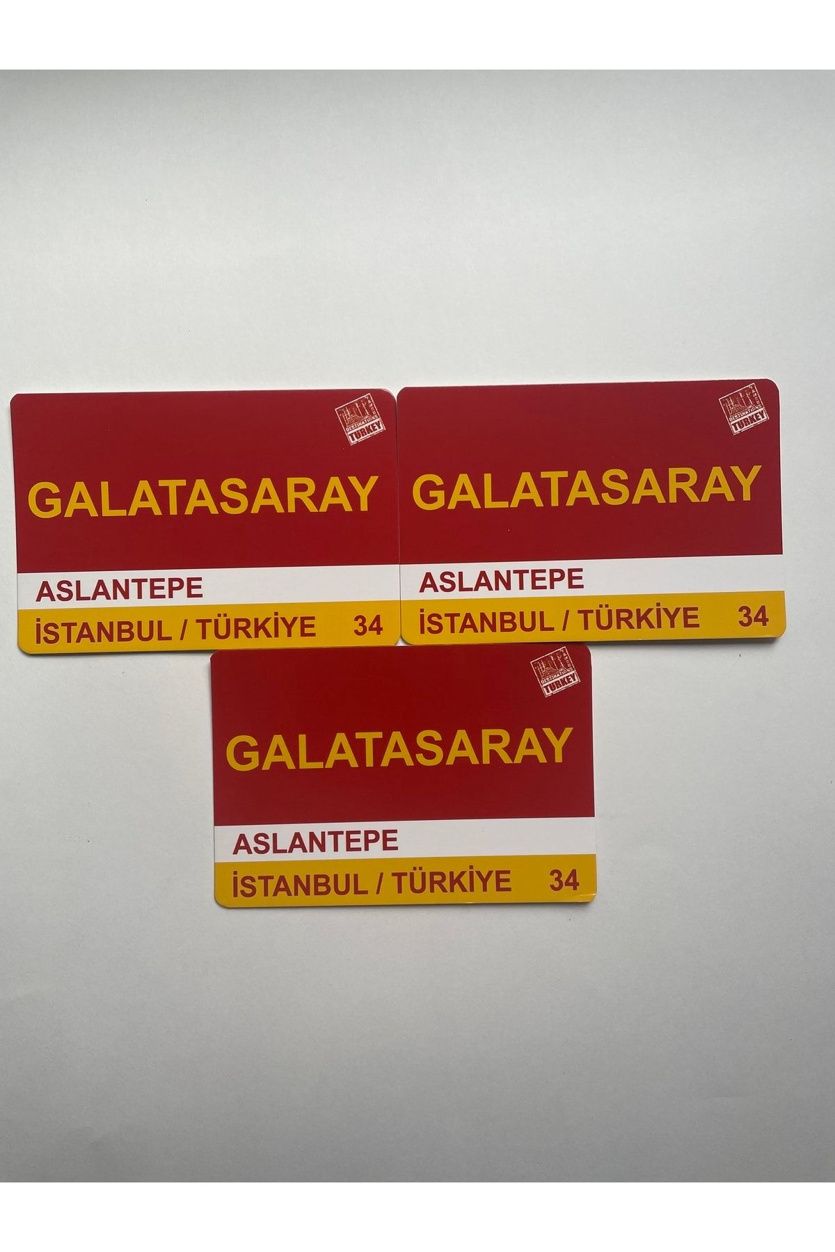 NiceandBonita Galatasaray, Aslantepe, Istanbul/türkiye Kartpostal (3'lü Şekilde Satılmaktadır.)