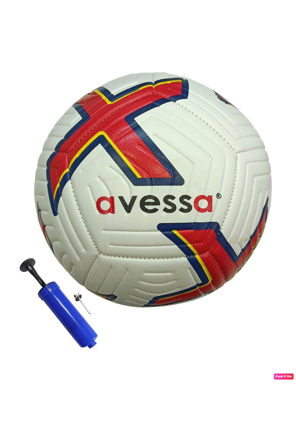 Avessa Bsf-022 4 Astar 400 Gr No:5 Futbol Maç Topu Orta Sertlikte Tüm Zeminlere Uygun, El Pompası Hediyeli