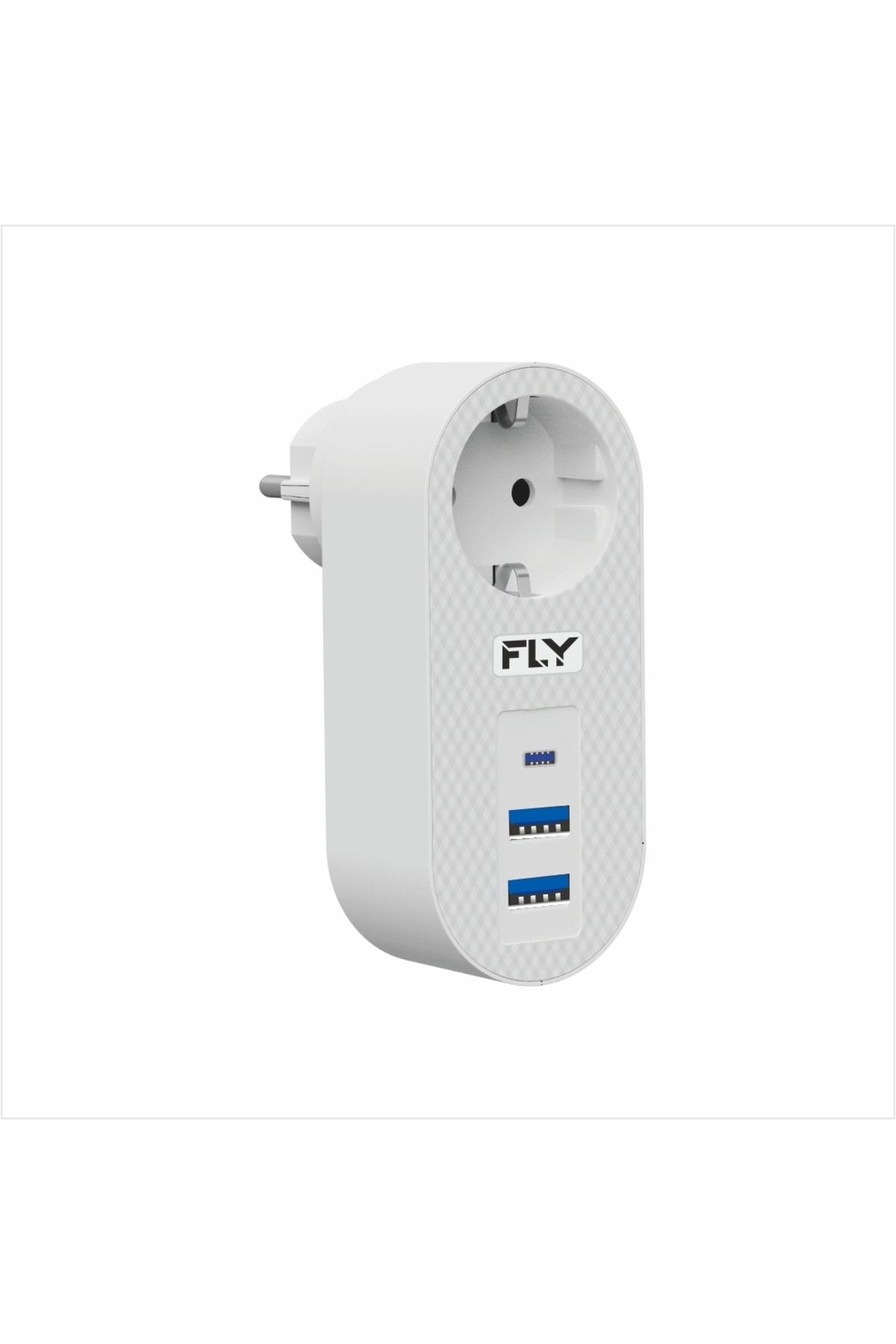 Fly -3400-01 Akım Korumalı 1xpriz 2xusb 1xusb Type-c Soket 2.1a