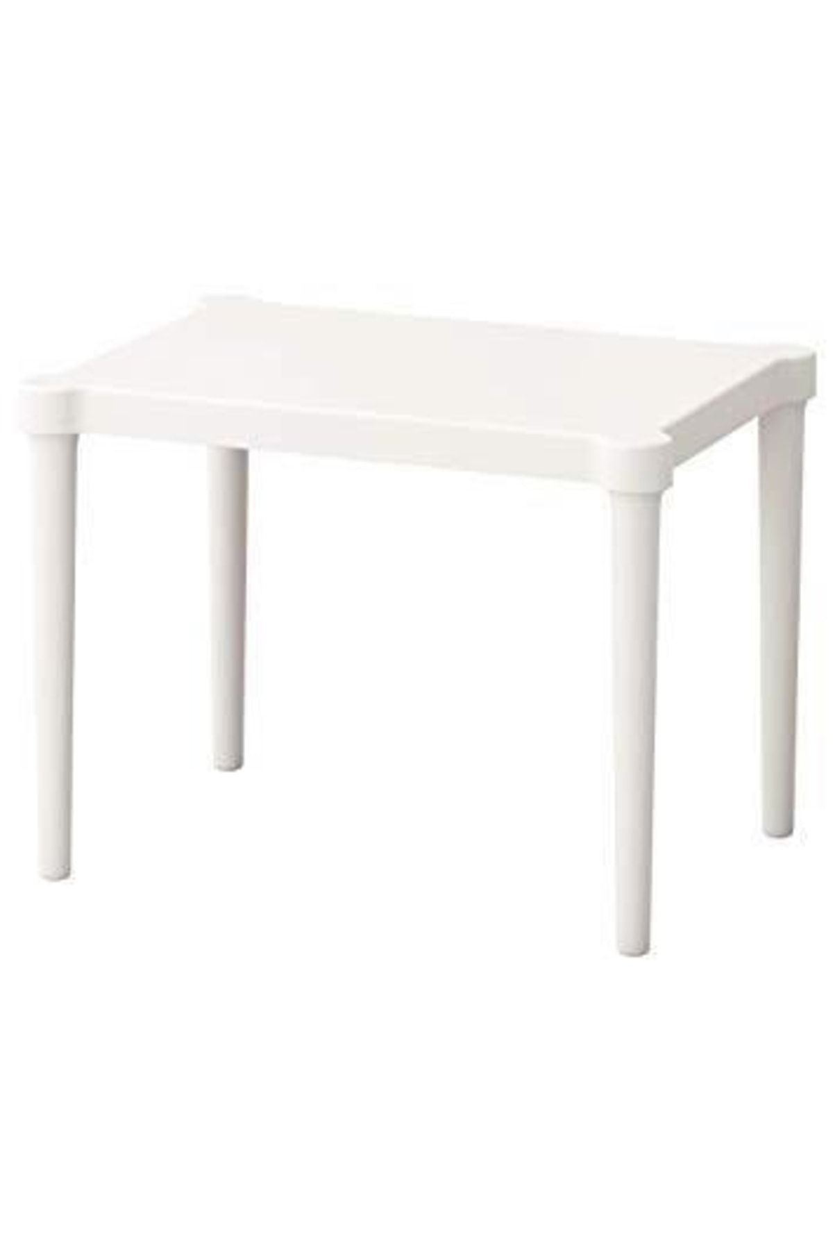 IKEA Utter Çocuk Masası - Beyaz - Plastik - Kolay Monte Edilip Sökülebilir