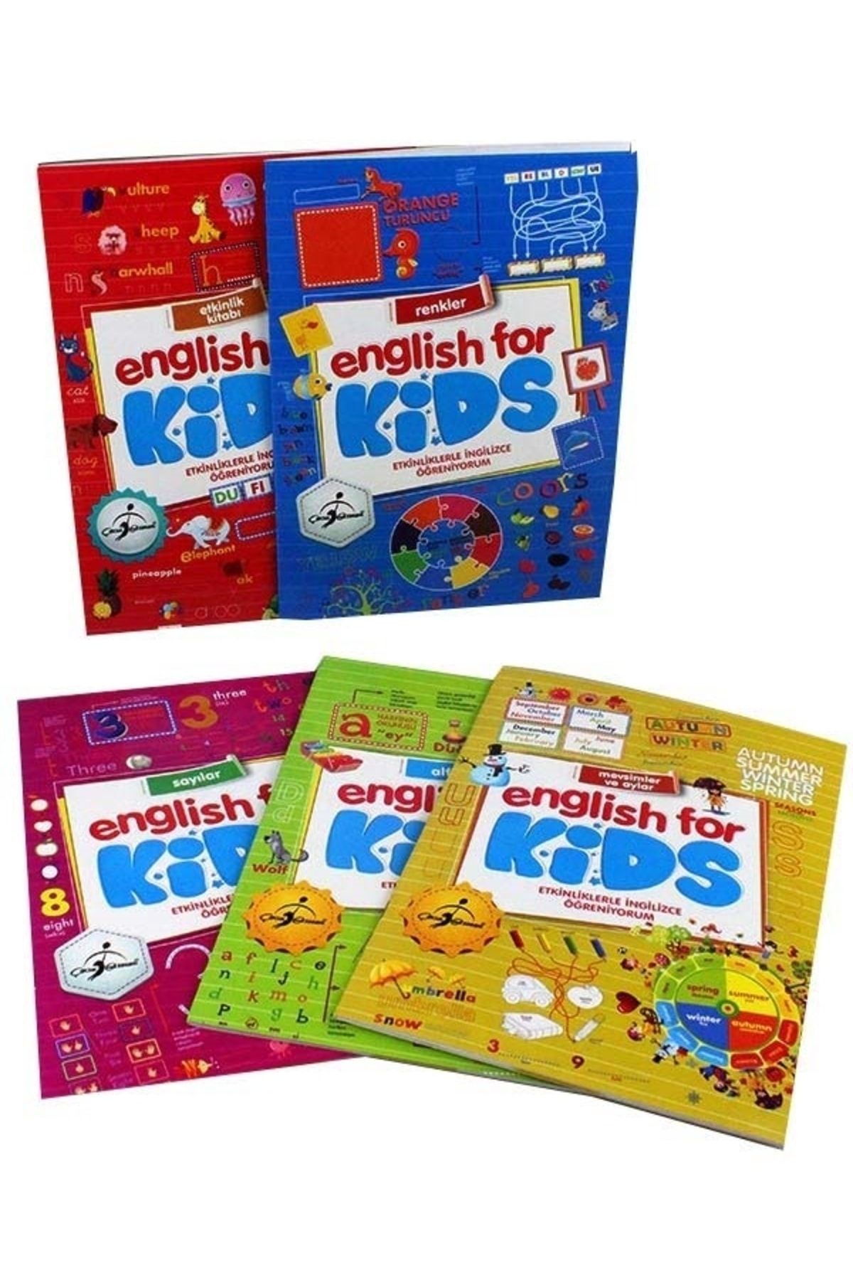 Çocuk Gezegeni English For Kids / Etkinliklerle İngilizce Öğreniyorum - 5 Kitap