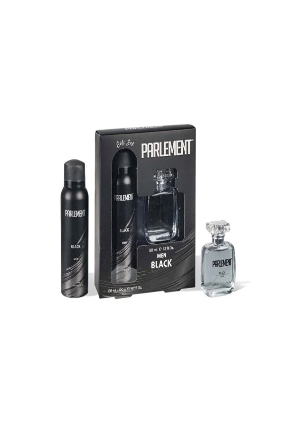 Parlement Black Set Men (50ml+150ml) Hediyelik Erkek Parfüm-deodorant