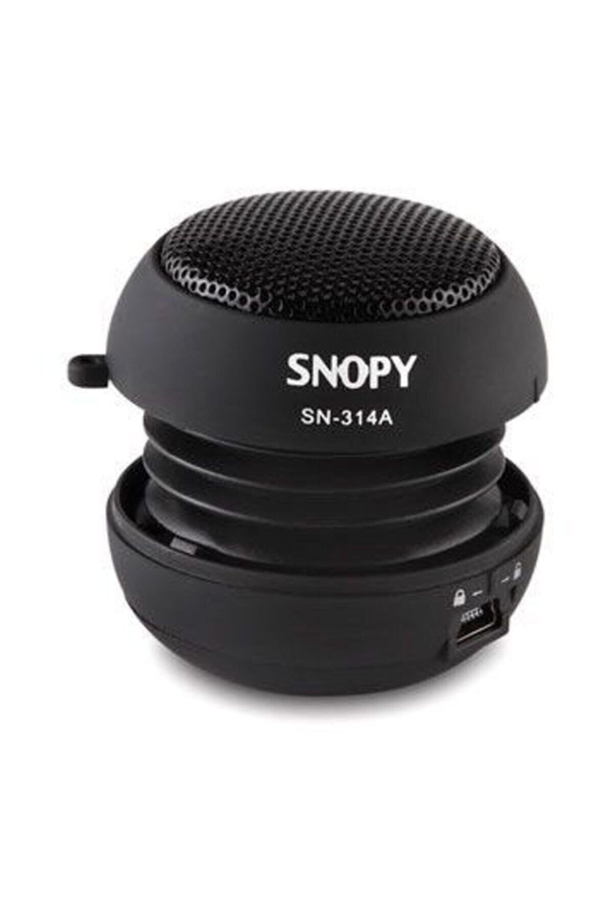 Snopy Sn-314A Siyah Hamburger Mini Ses Bombası