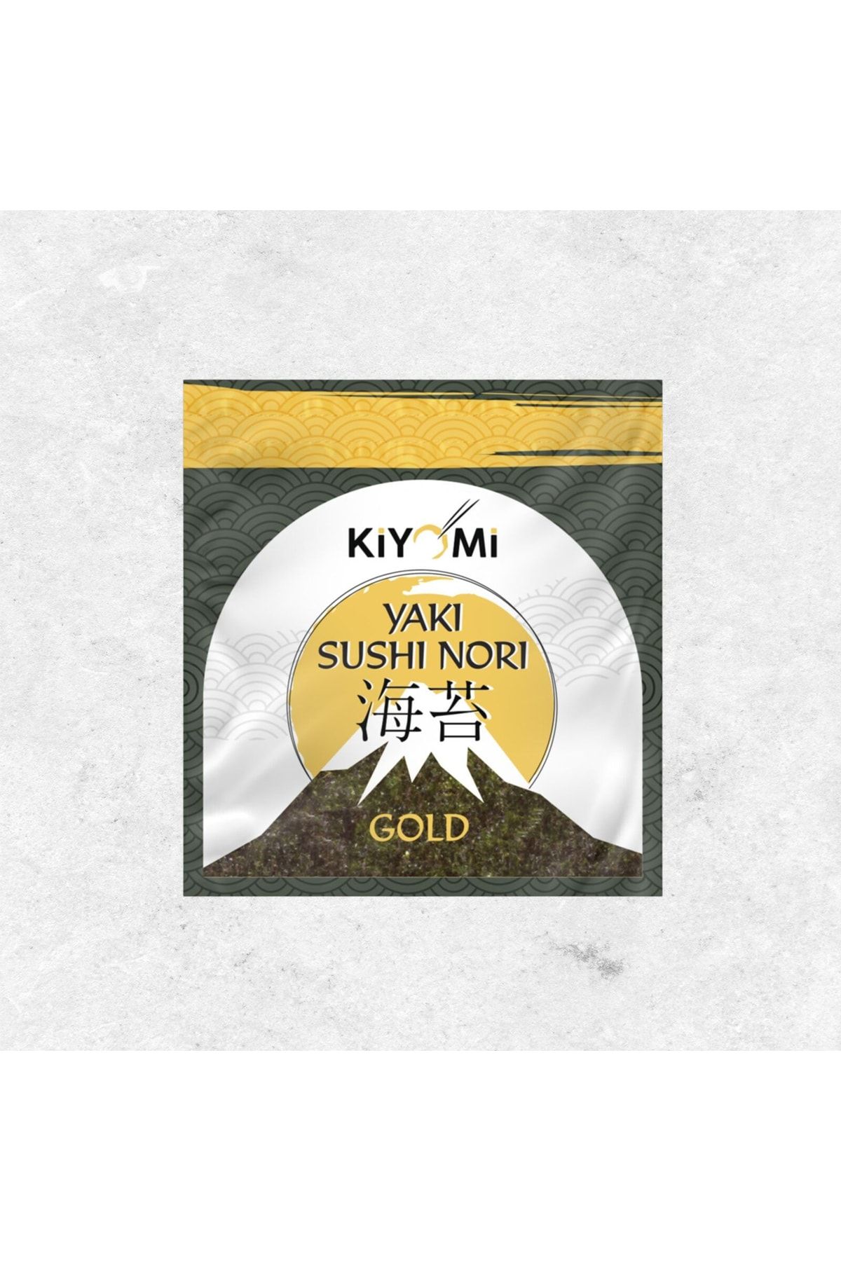 Kiyomi Organik Sushi Yaki Nori Gold- Kurutulmuş Deniz Yosunu 50 Adet