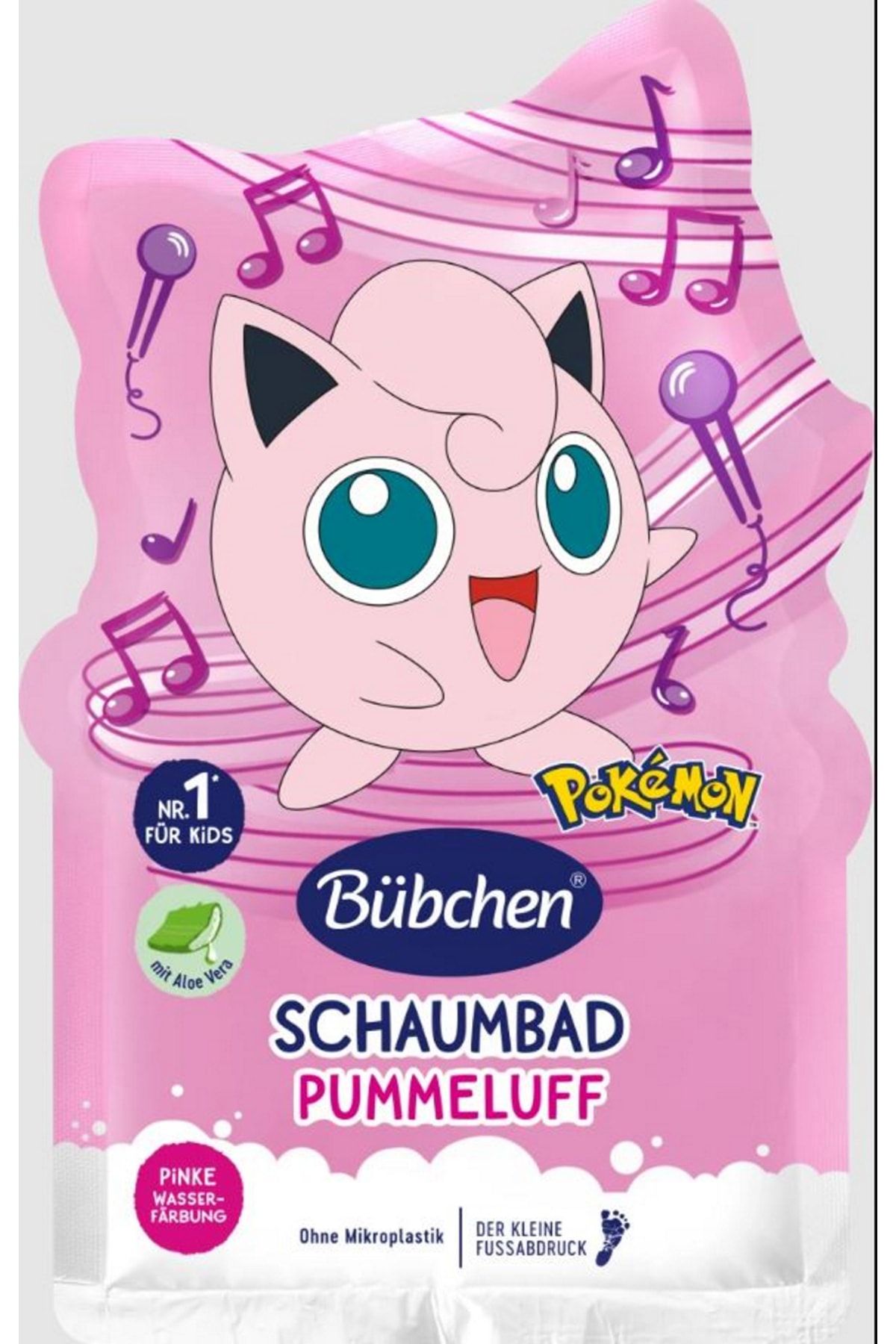 Bübchen Alman Kalitesi-çocuklar Için Pembe Renkli Banyo Köpüğü 40 Ml- Pokemon Pummeluff/jigglypuff