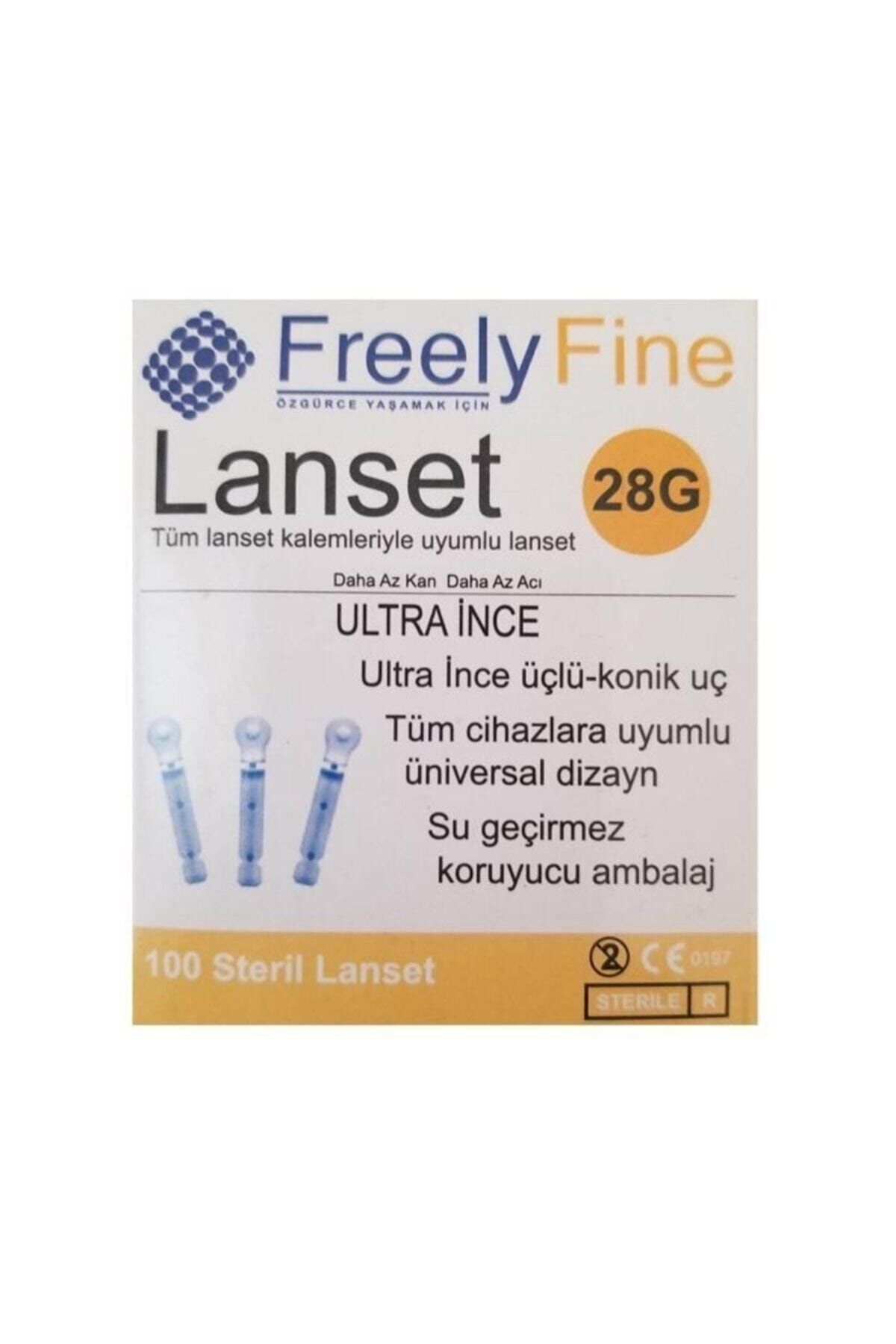 Freely Steril Yassı Lanset 100 Adet (SOFTCLİX) Uyumlu