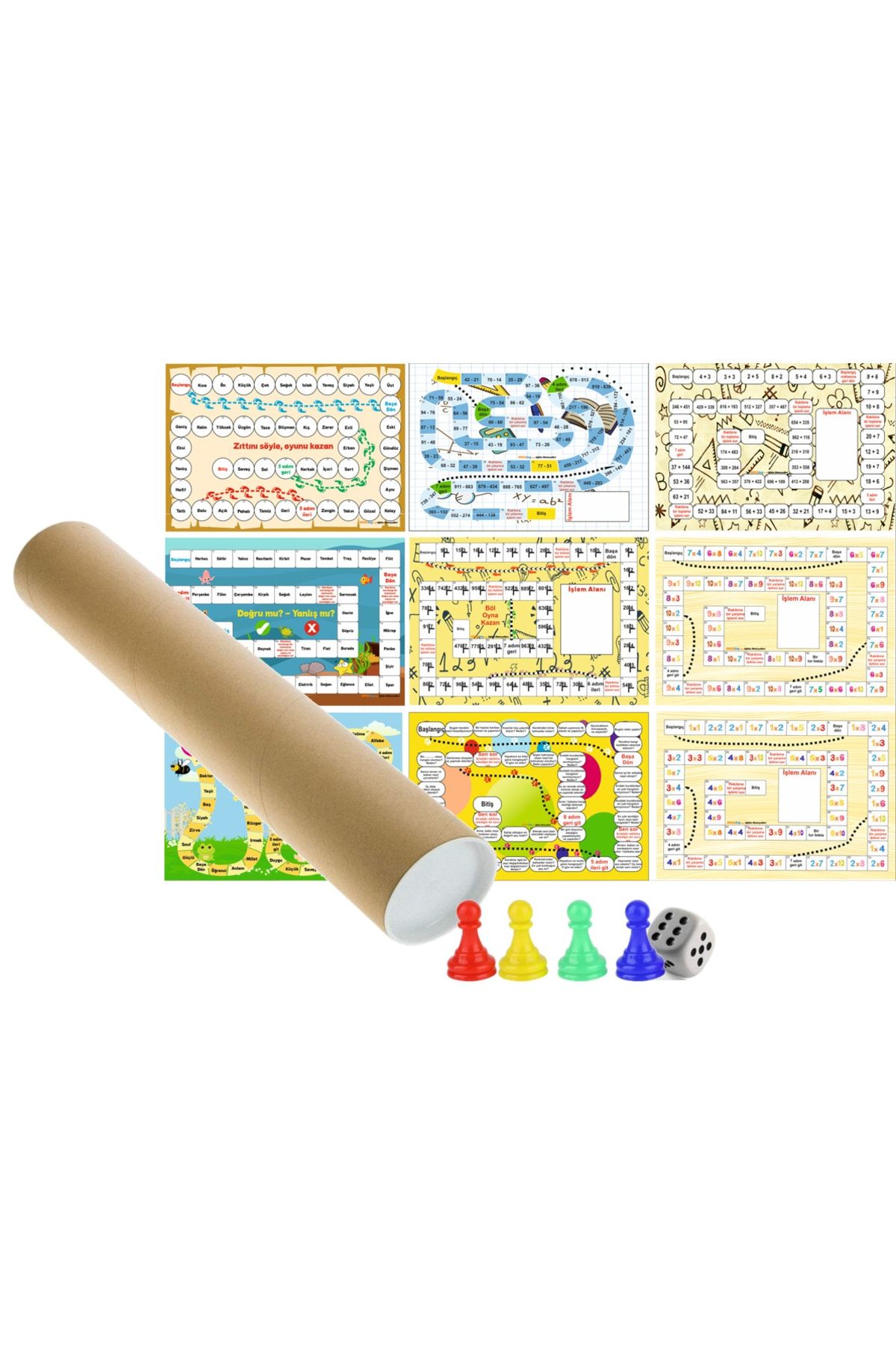 Okuling Polybol Ilkokul Türkçe - Matematik (dört Işlem)- Iletişim Kutu Oyunu