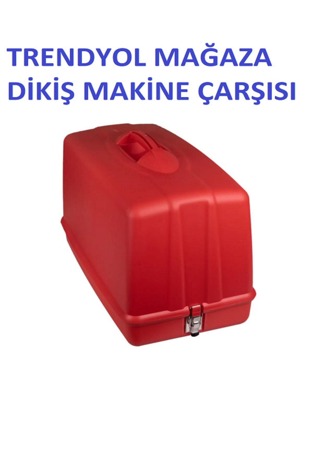 SINGER Dikiş Makine Çarşısı Yeni Tip Dikiş Makinelerine Uygun Taşıma Kabı Ve Koruma Çantası (kırmızı Renk)