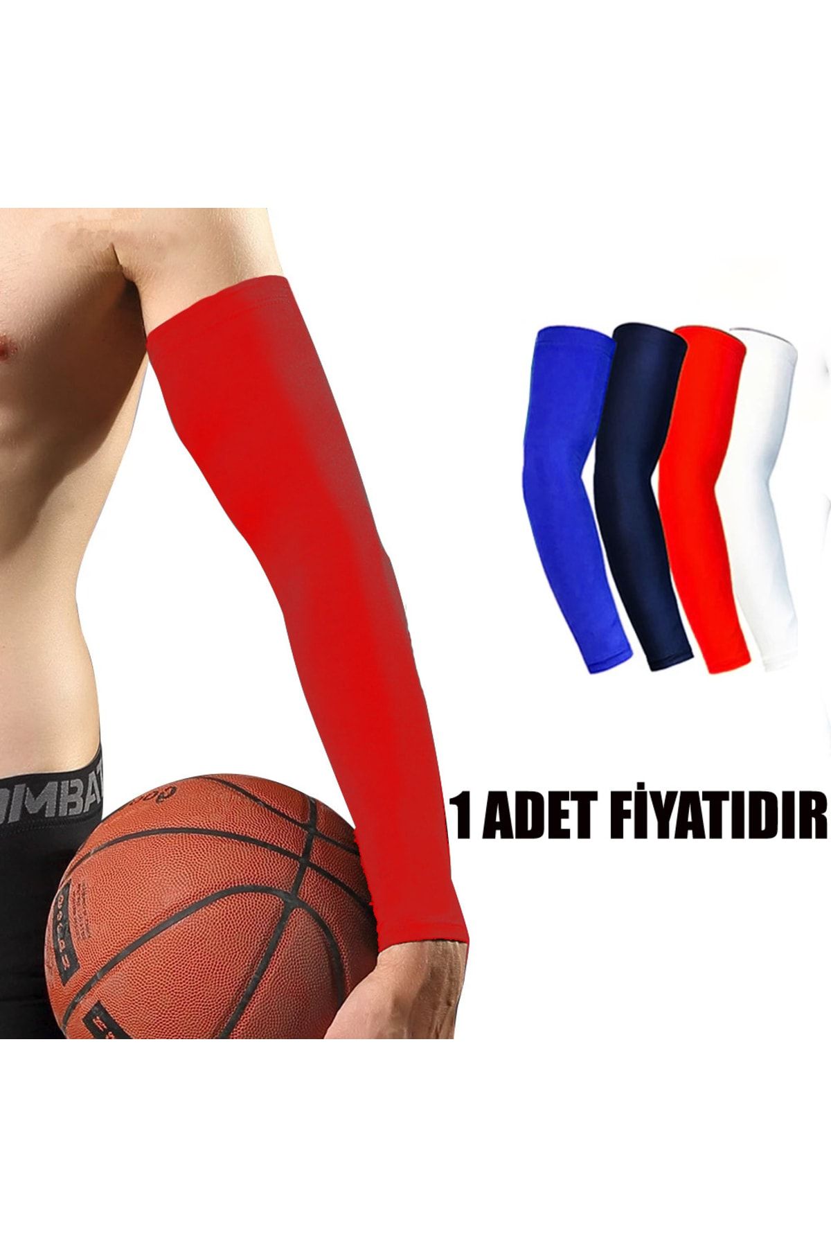 GAZELMANYA Basketbol Kolluğu Voleybol Kolluğu Likralı Sporcu Kolluğu - Kırmızı