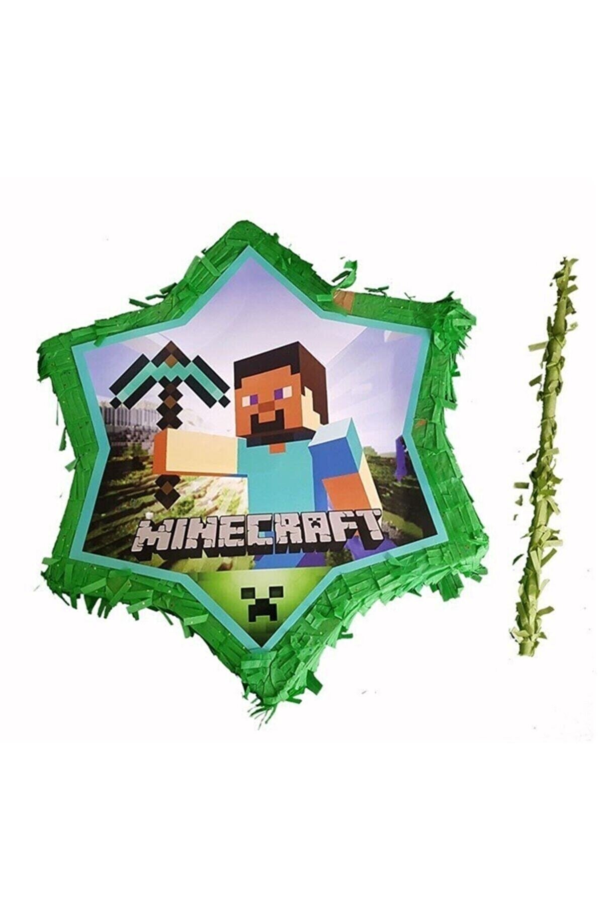 Parti Feneri Yeşil Minecraft Pinyata