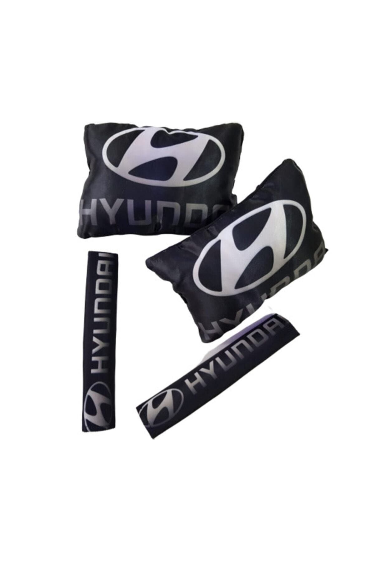 Hyundai Siyah Boyun Yastığı Kemer Seti
