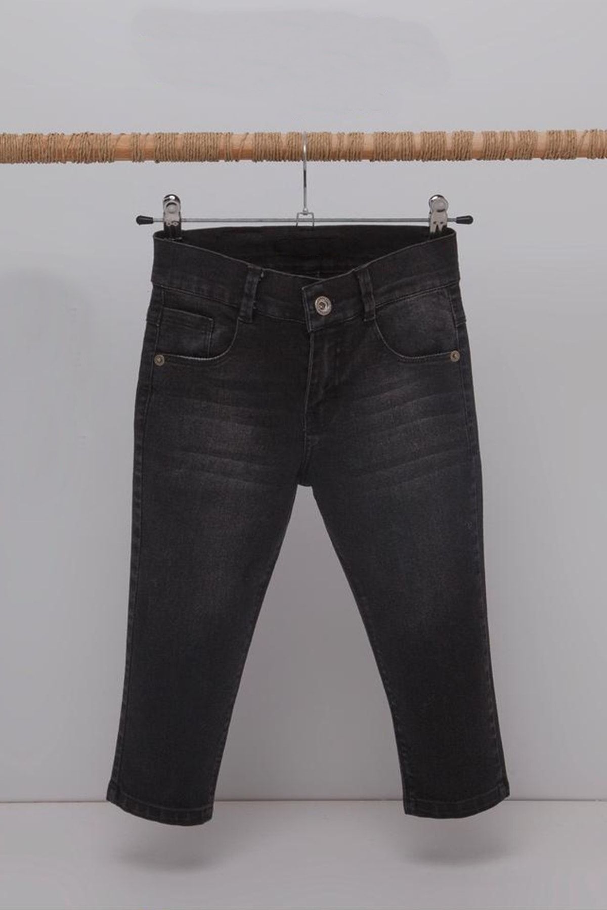ADABEBEK Erkek Çocuk Likralı Taşlamalı Jeans Kot Pantolon 4202-5202
