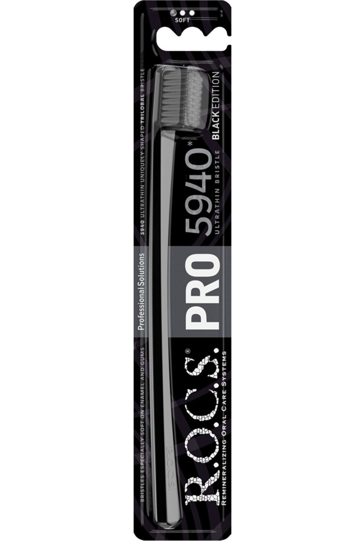 R.O.C.S. Rocs Pro Black 5940 Yeni Seri Soft Diş Fırçası