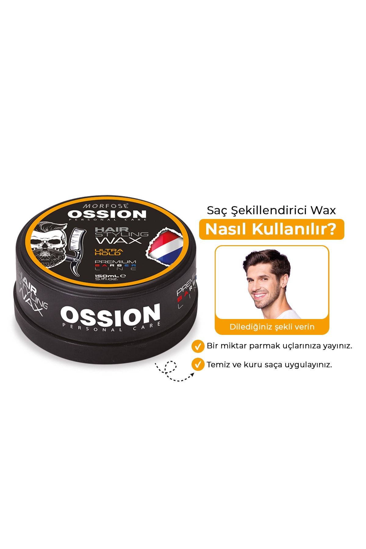 Ossion Premium Barber Wax Ultra Hold 150 ml 01.4.11772