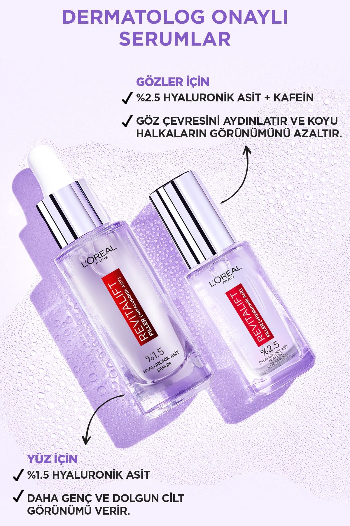 Revitalift Filler Göz Çevresini Aydınlatıcı, Koyu Halka Görünümünü Azaltan Göz Serumu 20ml_6