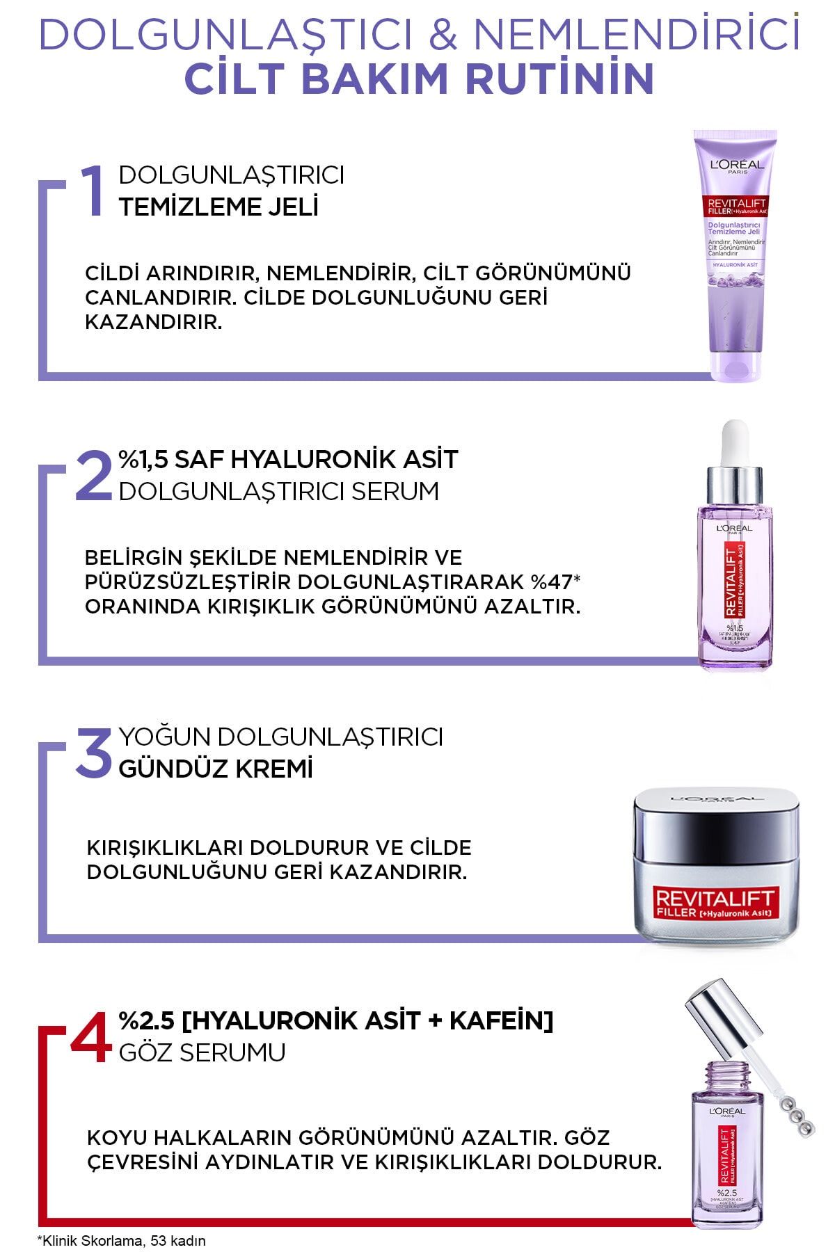 Revitalift Filler Göz Çevresini Aydınlatıcı, Koyu Halka Görünümünü Azaltan Göz Serumu 20ml_7