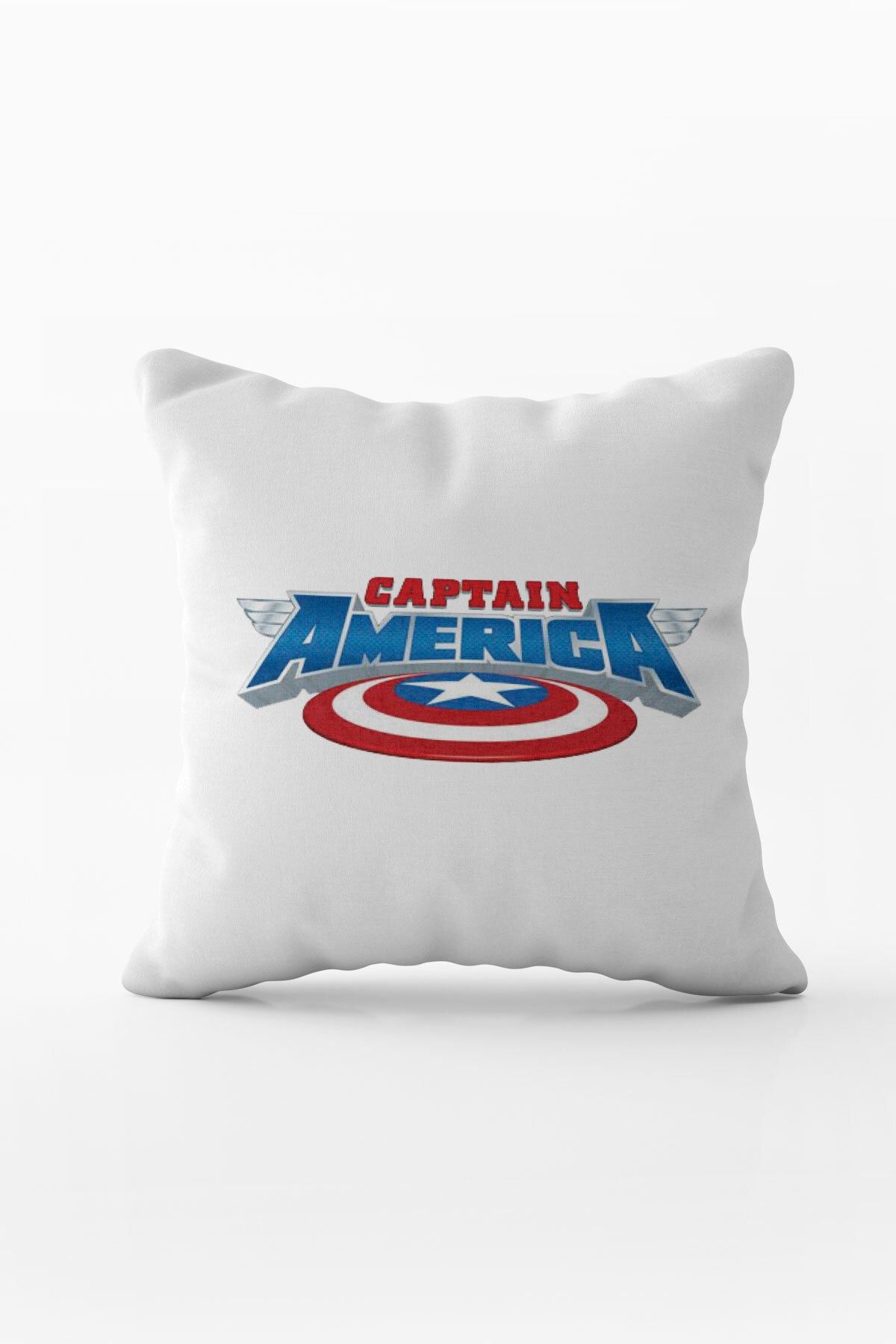 BSB Captain Amerika Marvel Avengers Dekoratif Kırlent Yastık Kılıfı