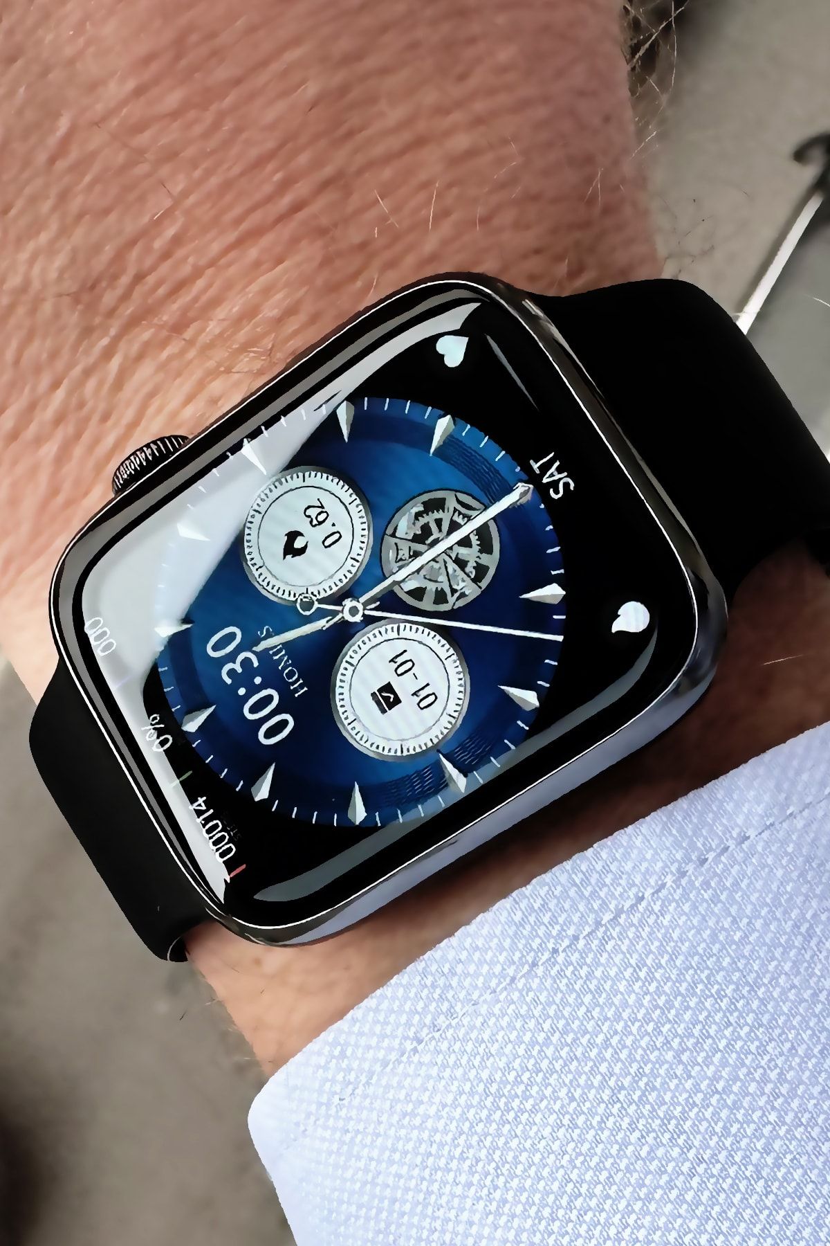 Homies Akıllı Saat- Smart Watch, 1.95 Inc, Çelik Kasa, Konuşma Özellikli, Ios - Android Uyumlu Cbk114