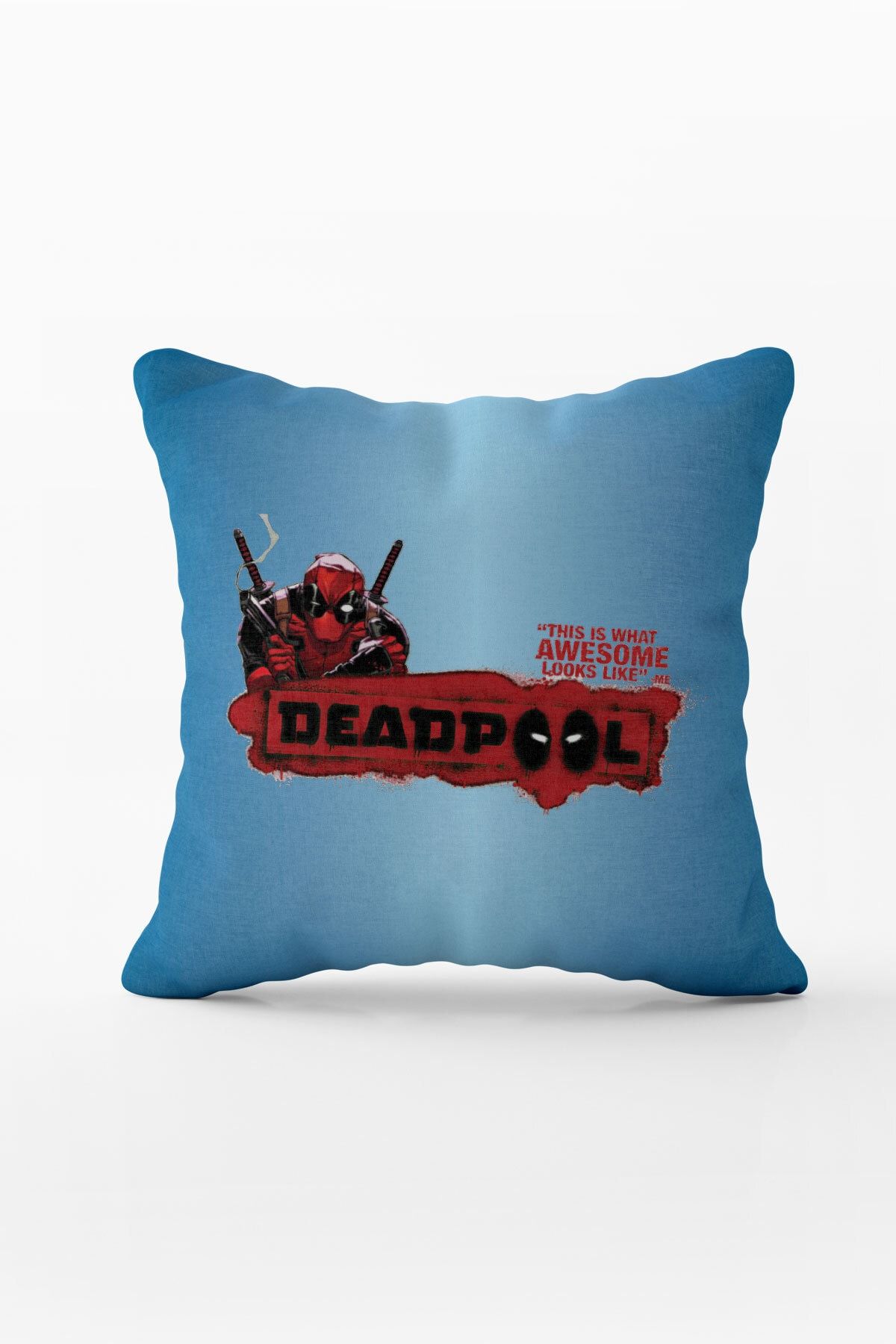 BSB Deadpool Marvel Avengers Dekoratif Kırlent Yastık Kılıfı