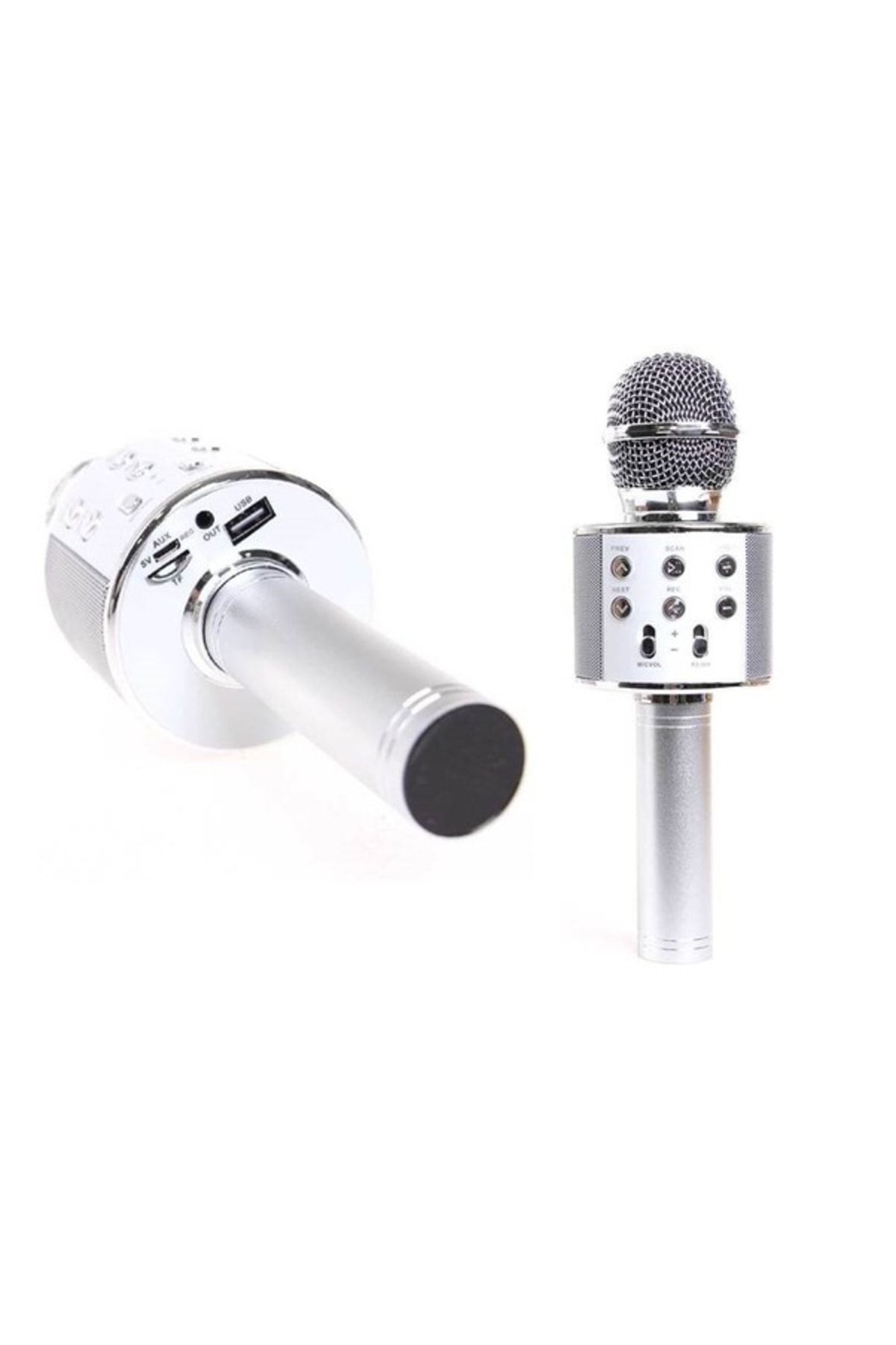 Jopus Jo-k17 Jooke Karaoke Mikrofon Gümüs