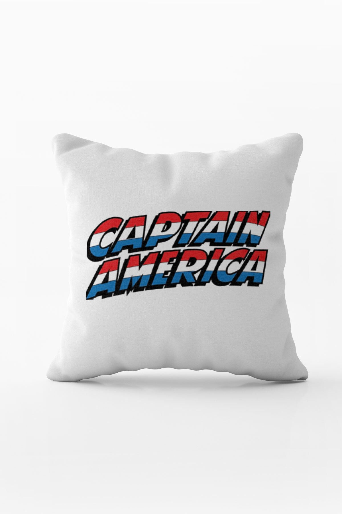 BSB Captain Amerika Marvel Avengers Dekoratif Kırlent Yastık Kılıfı
