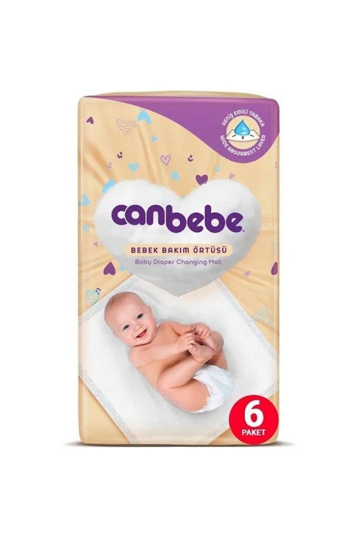 Canbebe Bebek Bakım Örtüsü 8li (6lı Paket 48adet)