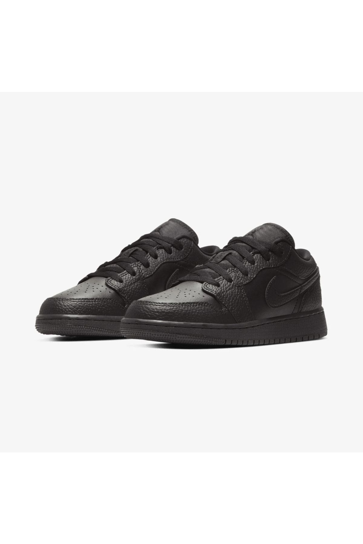 Nike Air Jordan 1 Low Tumbled Leather Black