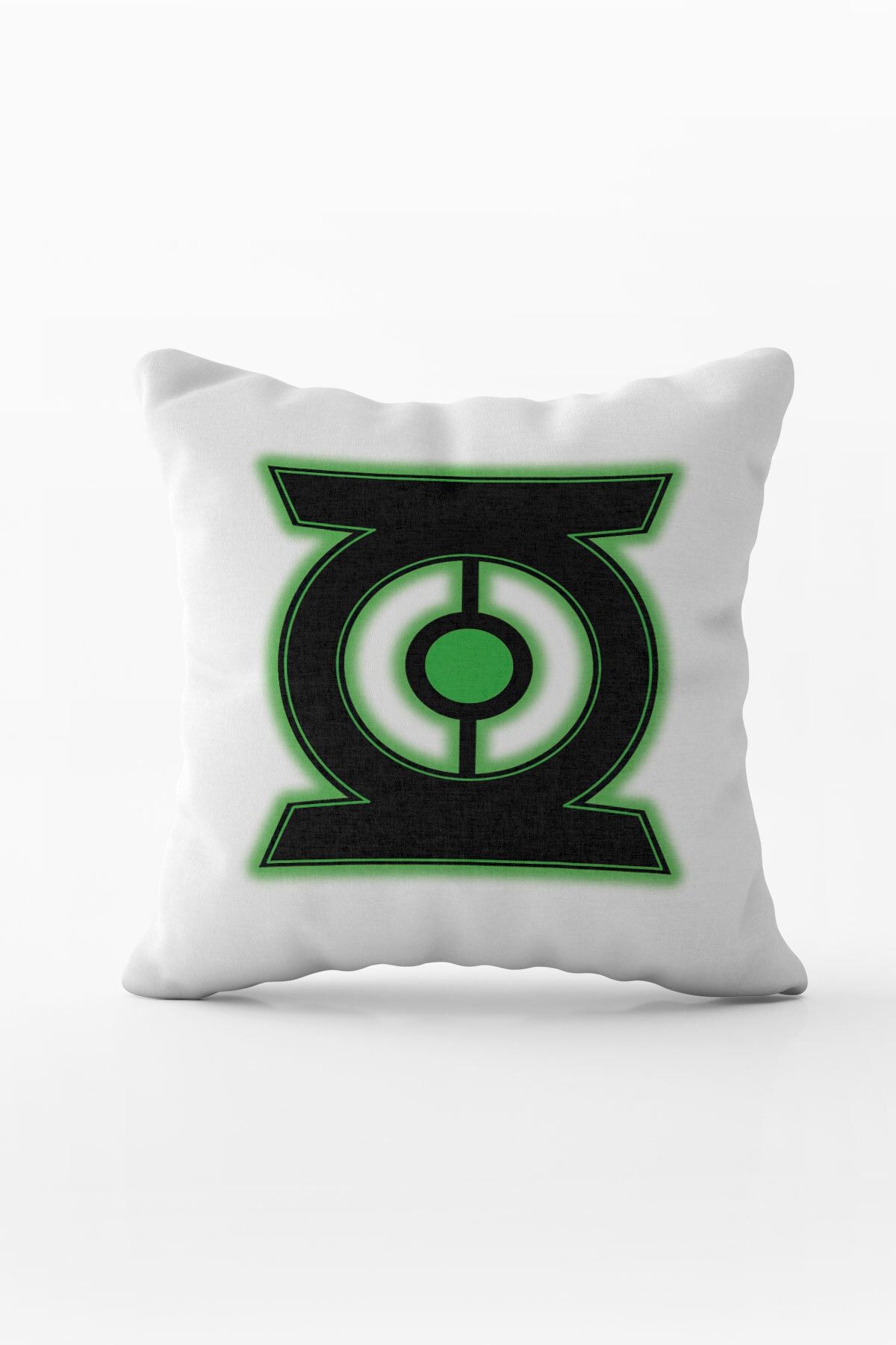 BSB Green Lantern Dekoratif Kırlent Yastık Kılıfı