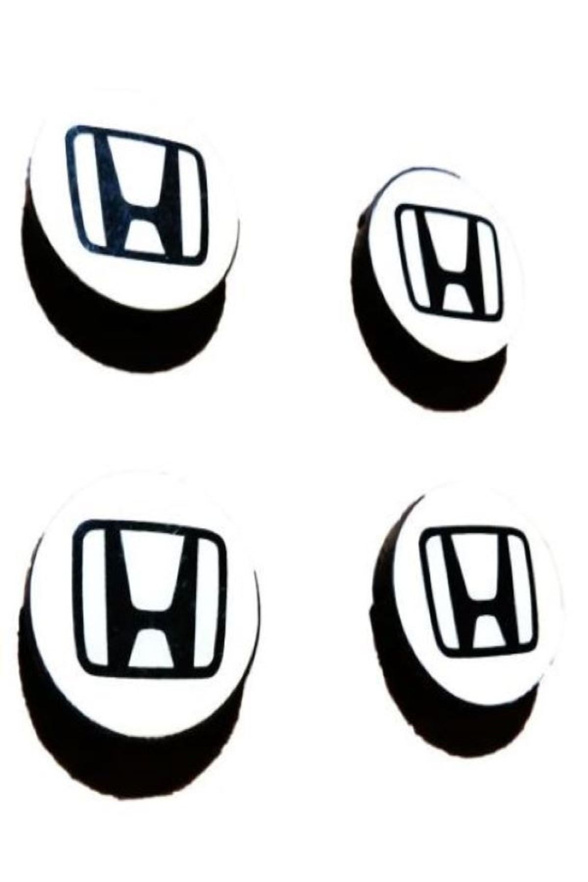 Honda Sd Otomotiv Beyaz Jant Göbek Kapağı 4 Lü Takım