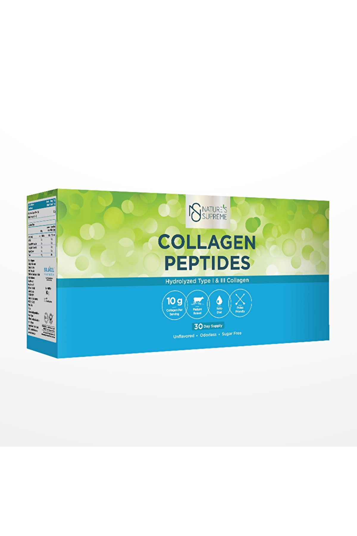Natures Supreme Collagen Peptides 30 Saşe Aromasız