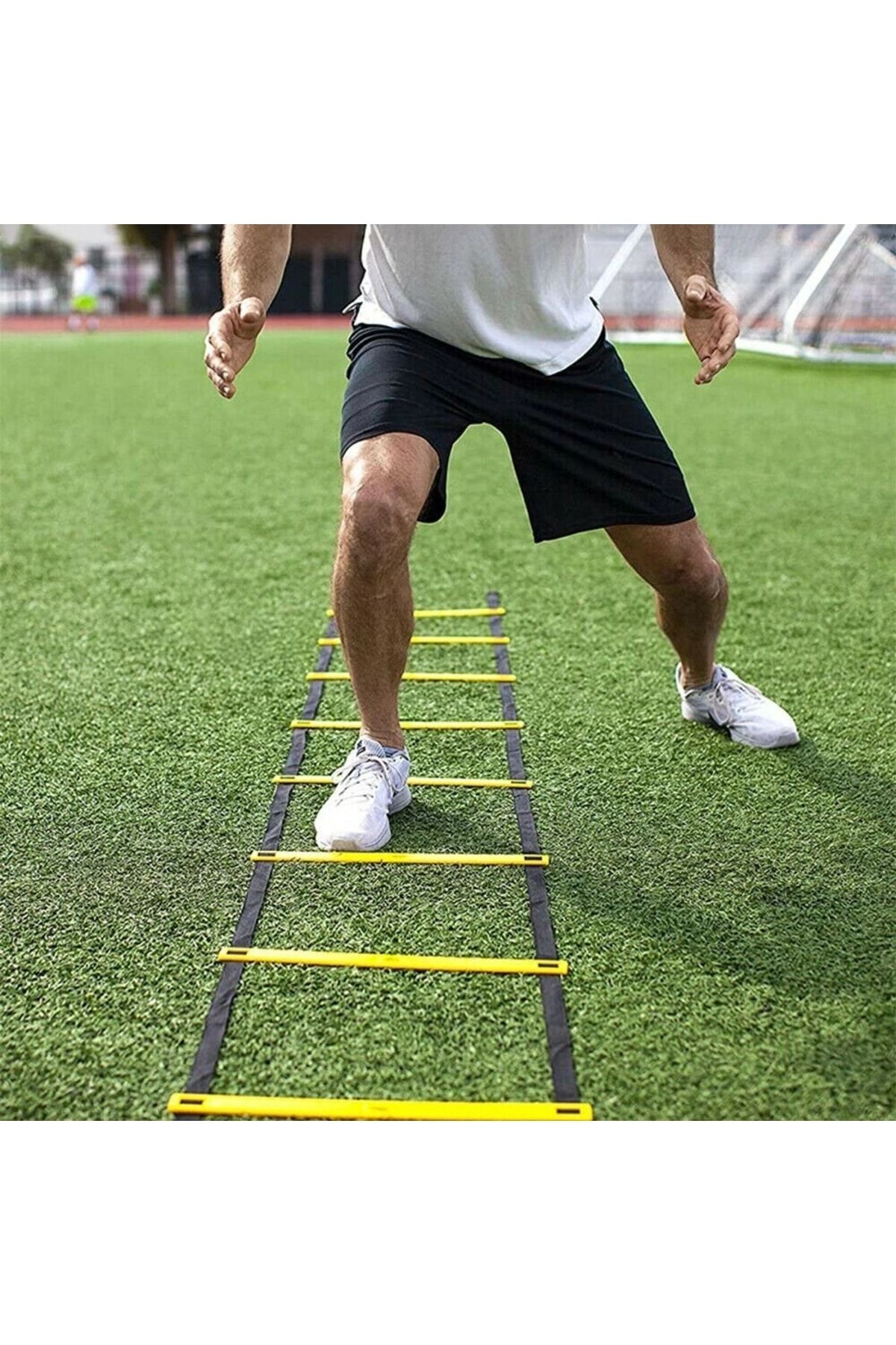 Aqua Beads Futbol Antrenman Merdiveni 10 Adet Basamak Ayarlanabilir 4 Metre Uzunluk Çantalı