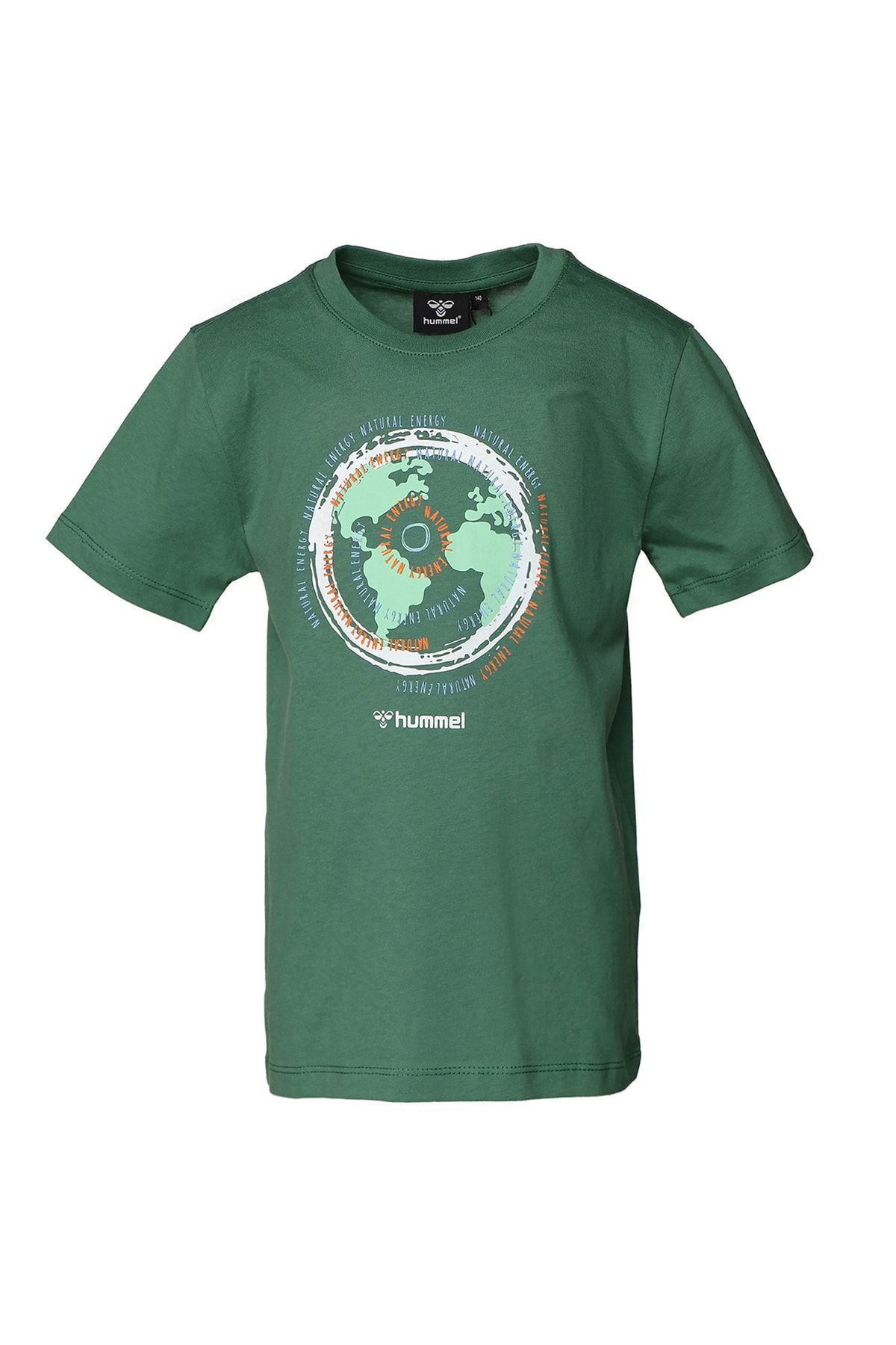 hummel Baskılı Yeşil Erkek Çocuk T-shirt 911678-6110 Hmlolaf T-shırt S/s