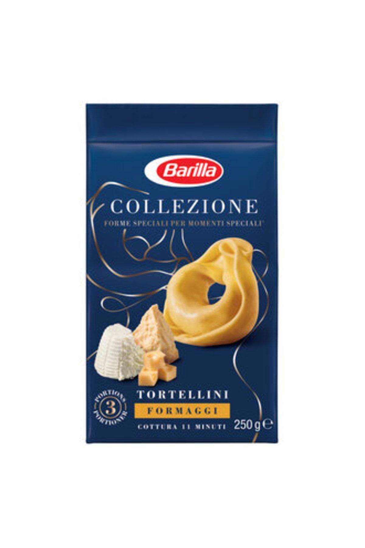 Barilla Tortellini Formaggi (3 Peynirli Dolgu) Makarna 250 G ( 9 Adet )