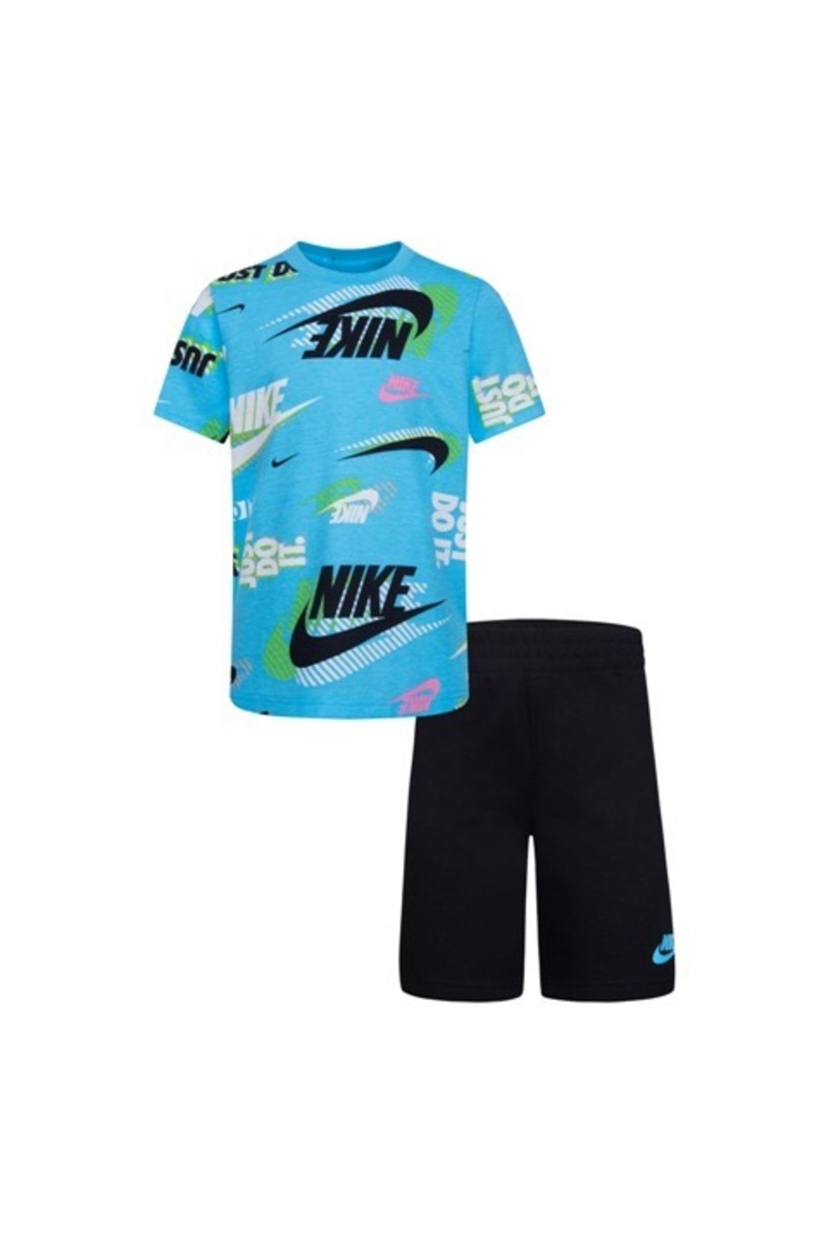 Nike Nkb Actıve Joy Short Set Erkek Çocuk Tişört-şort Takım 86k471-023