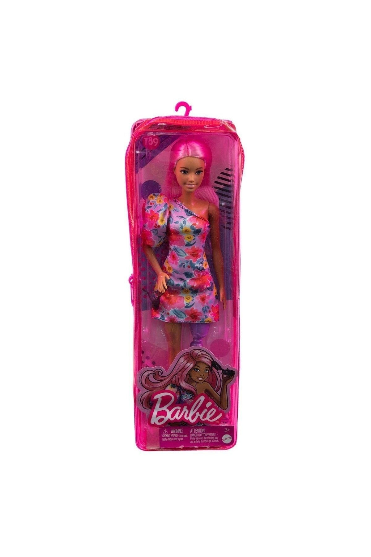 Barbie HBV21 Barbie Fashionistas Tek Omuz Elbiseli, Protez Bacaklı