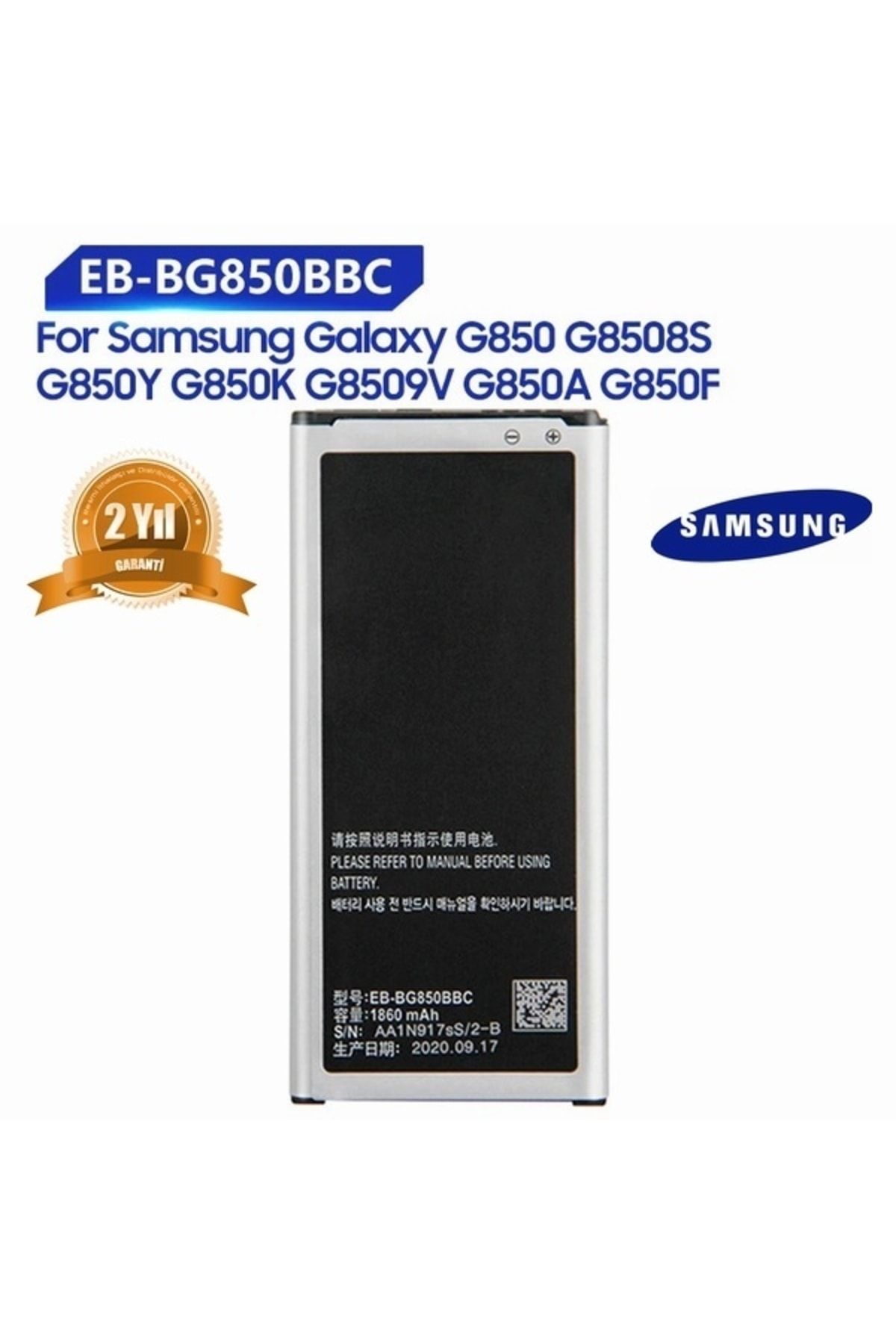 Genel Markalar Samsung Galaxy Alpha G8509v Eb-bg850bbc Eb-bg850bbu Eb-bg850bbe 1860mah Batarya 2 Yıl Garanti