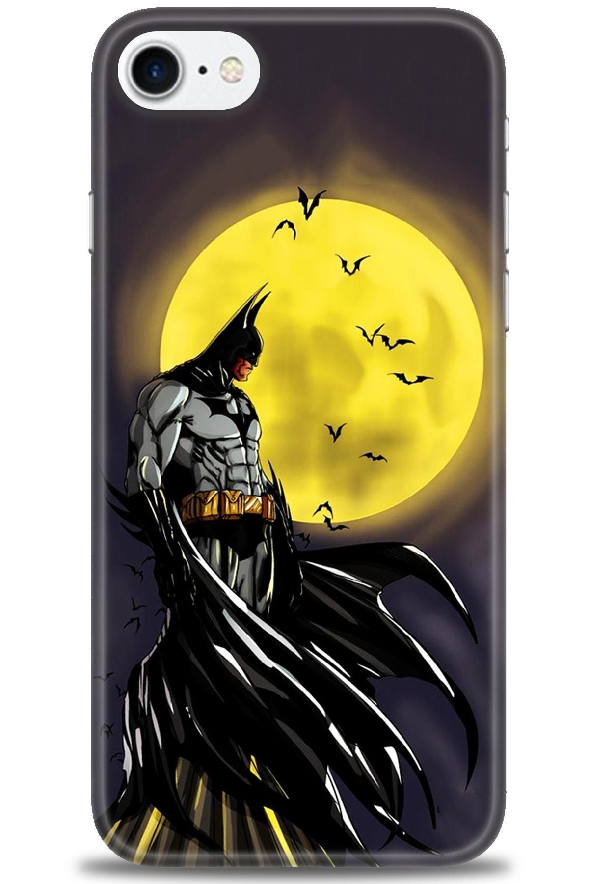 Noprin Apple Iphone 7 Kılıf Hd Baskılı Kılıf - Sun Batman + 5d Mat Seramik Ekran Koruyucu