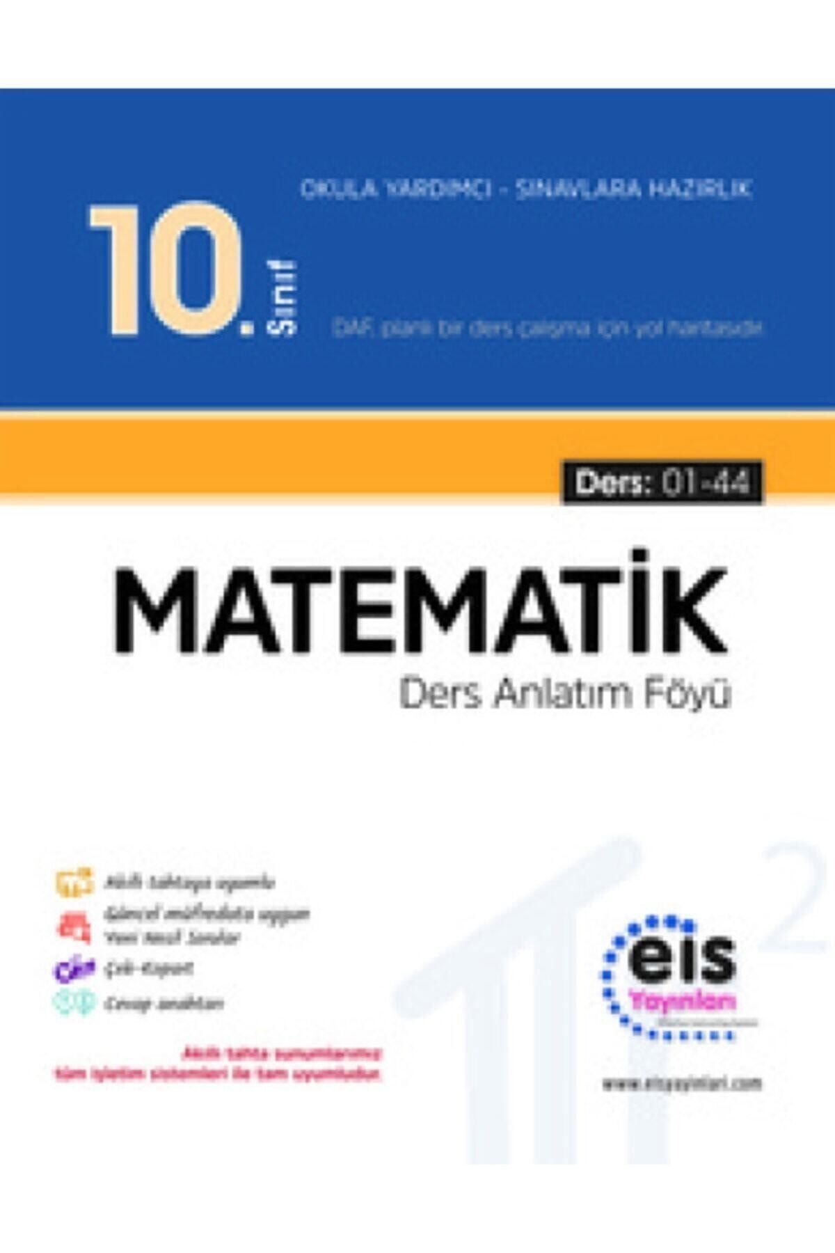 Eis Yayınları 10. Sınıf Matematik Ders Anlatım Föyü Daf