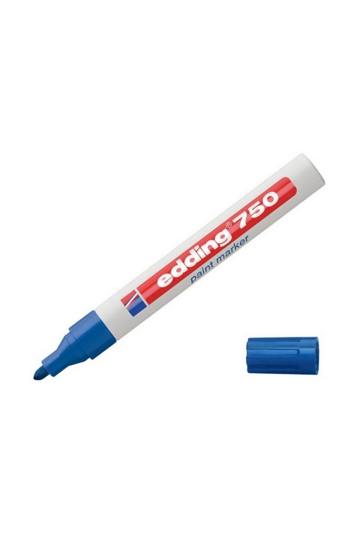 Edding Eddıng E-750 Mavi Boya Dekor Markör Kalemi