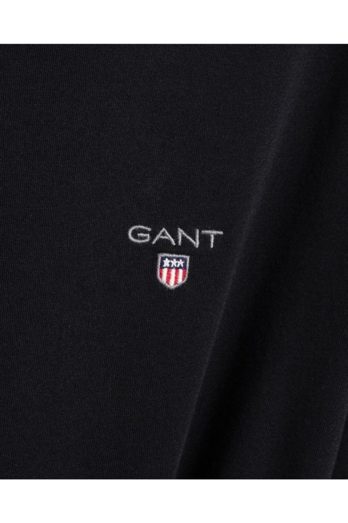 Gant Erkek Siyah Slim Fit V Yaka T-shirt 234104.5