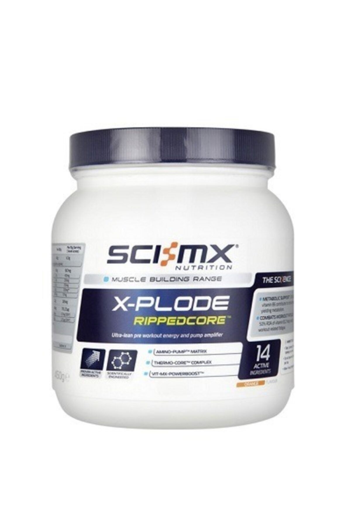 Sci Mx Xplode Rippedcore Pre-workout 450 Gr - Portakal
