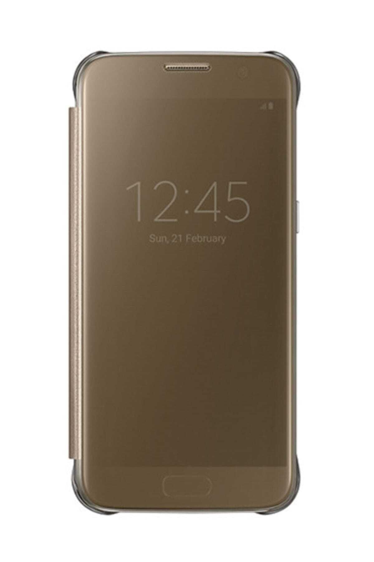 Samsung B EF-ZG930CFEGWW S7 CLEAR VIEW COVER GOLD