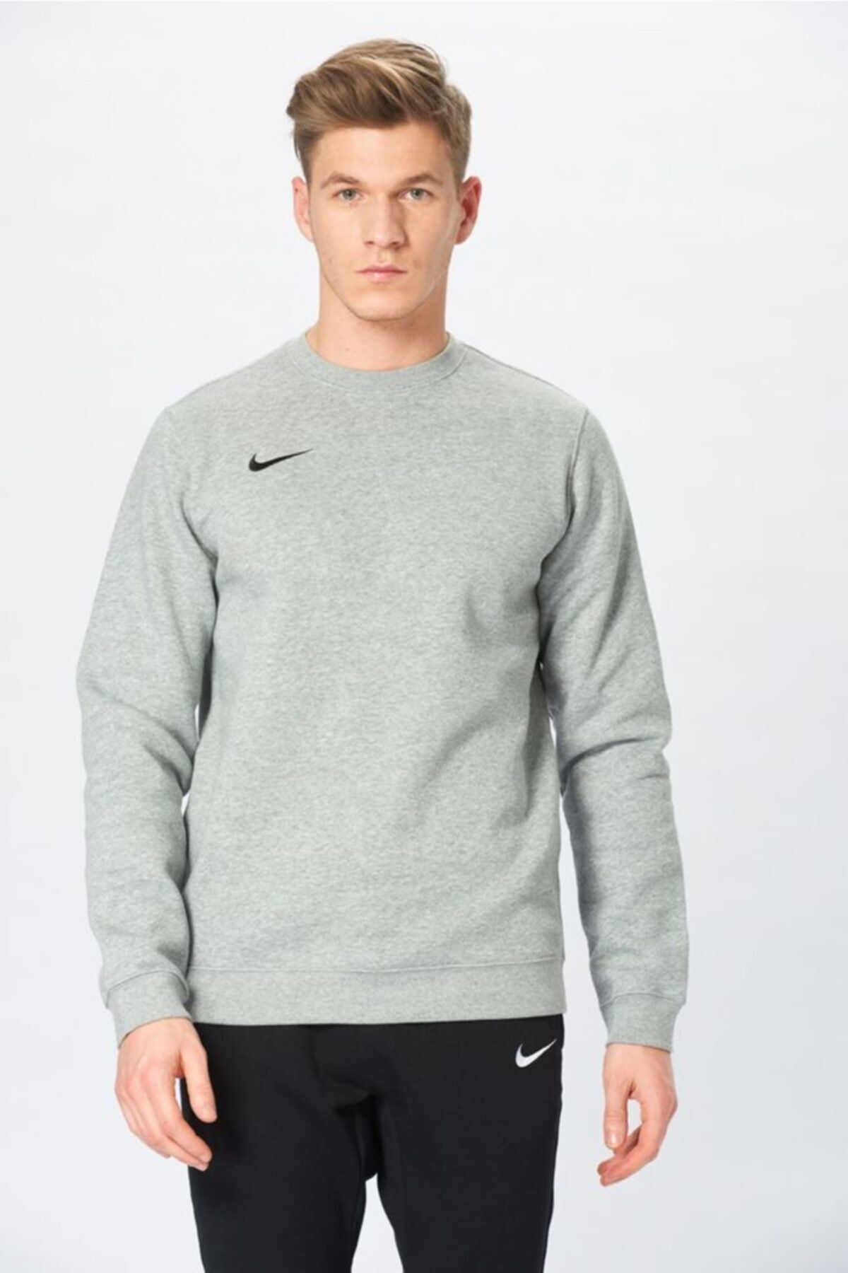 Nike Erkek Sweatshirt - M Crw Flc Tm Club19 - AJ1466-063