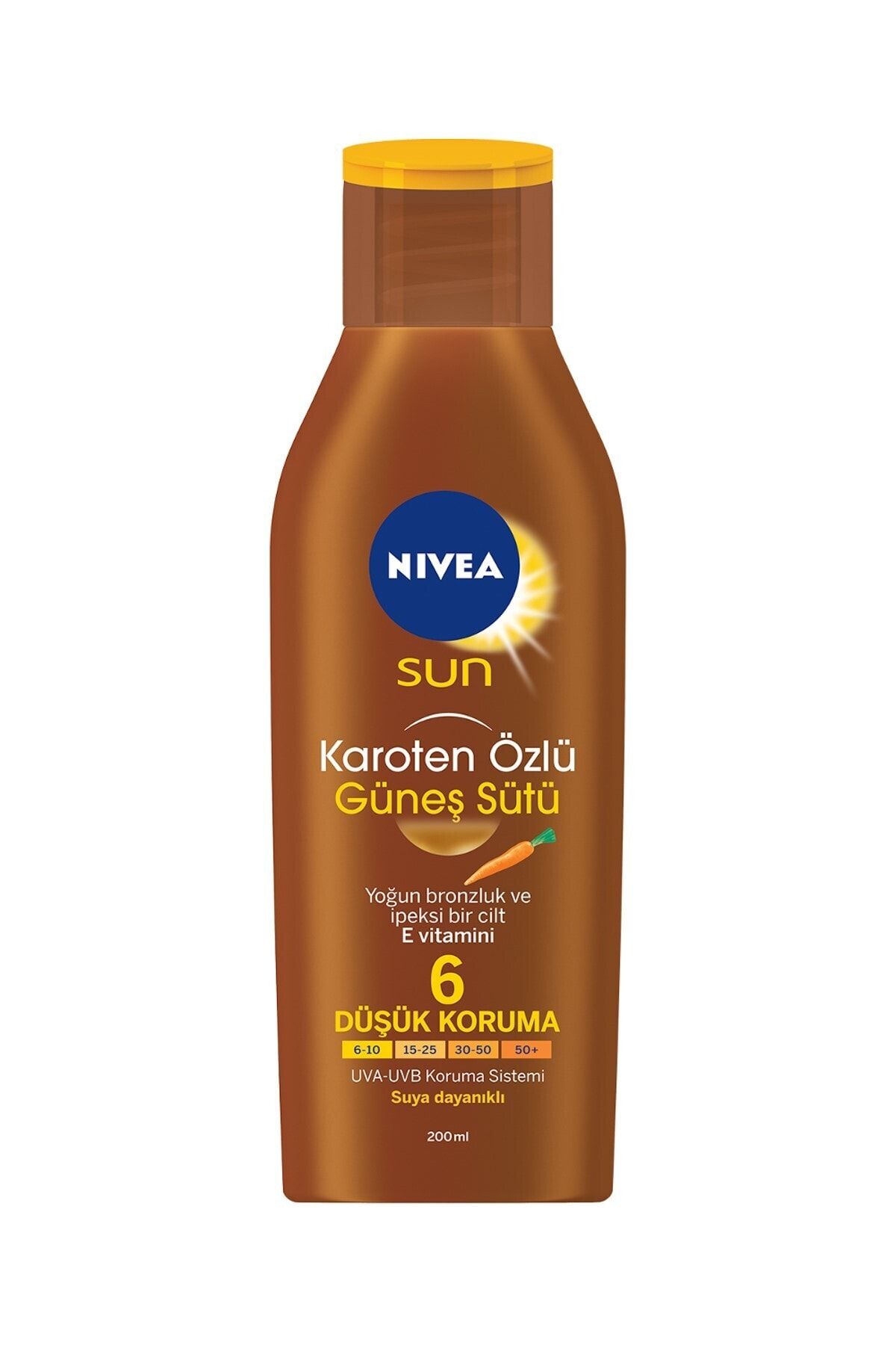 NIVEA Sun Karoten Özlü Güneş Sütü 200 ml - Pasif